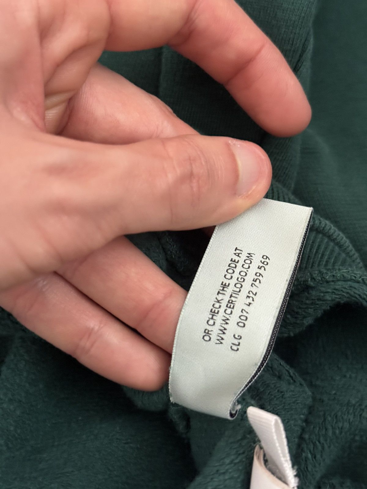 Off-White Off-White Hoodie Caravaggio Painting Hooded Dark Green Size US L / EU 52-54 / 3 - 11 Thumbnail