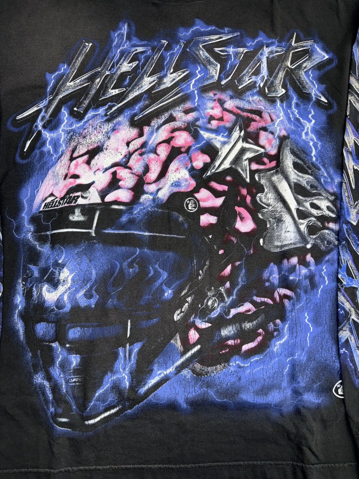 HELLSTAR Hellstar Helmet Long Sleeve T-shirt Size US XL / EU 56 / 4 - 2 Thumbnail