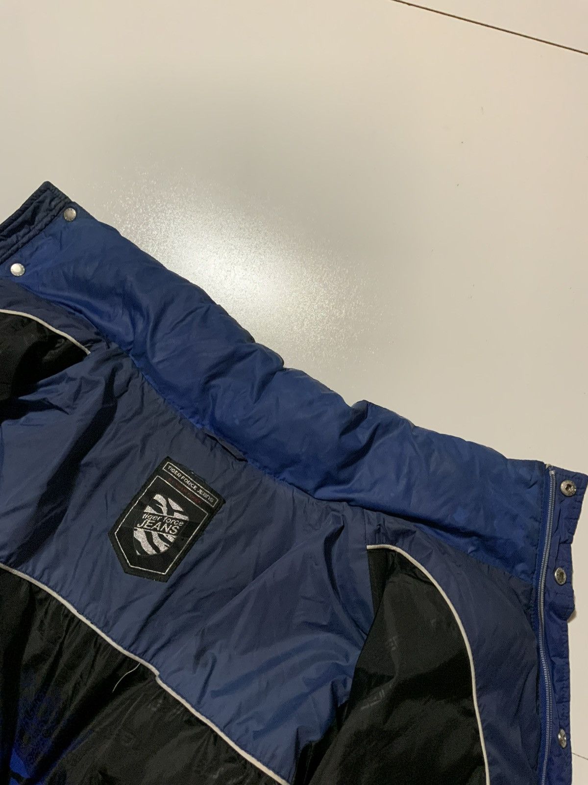 Other Tiger Force Jeans Feather Down Quilted Puffer Zip Jacket Size US M / EU 48-50 / 2 - 11 Thumbnail