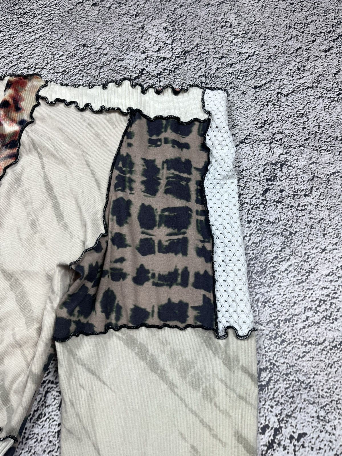 Jaded London Vintage Y2K Jaded London Patchwork knit pants leggins Size 28" / US 6 / IT 42 - 8 Thumbnail