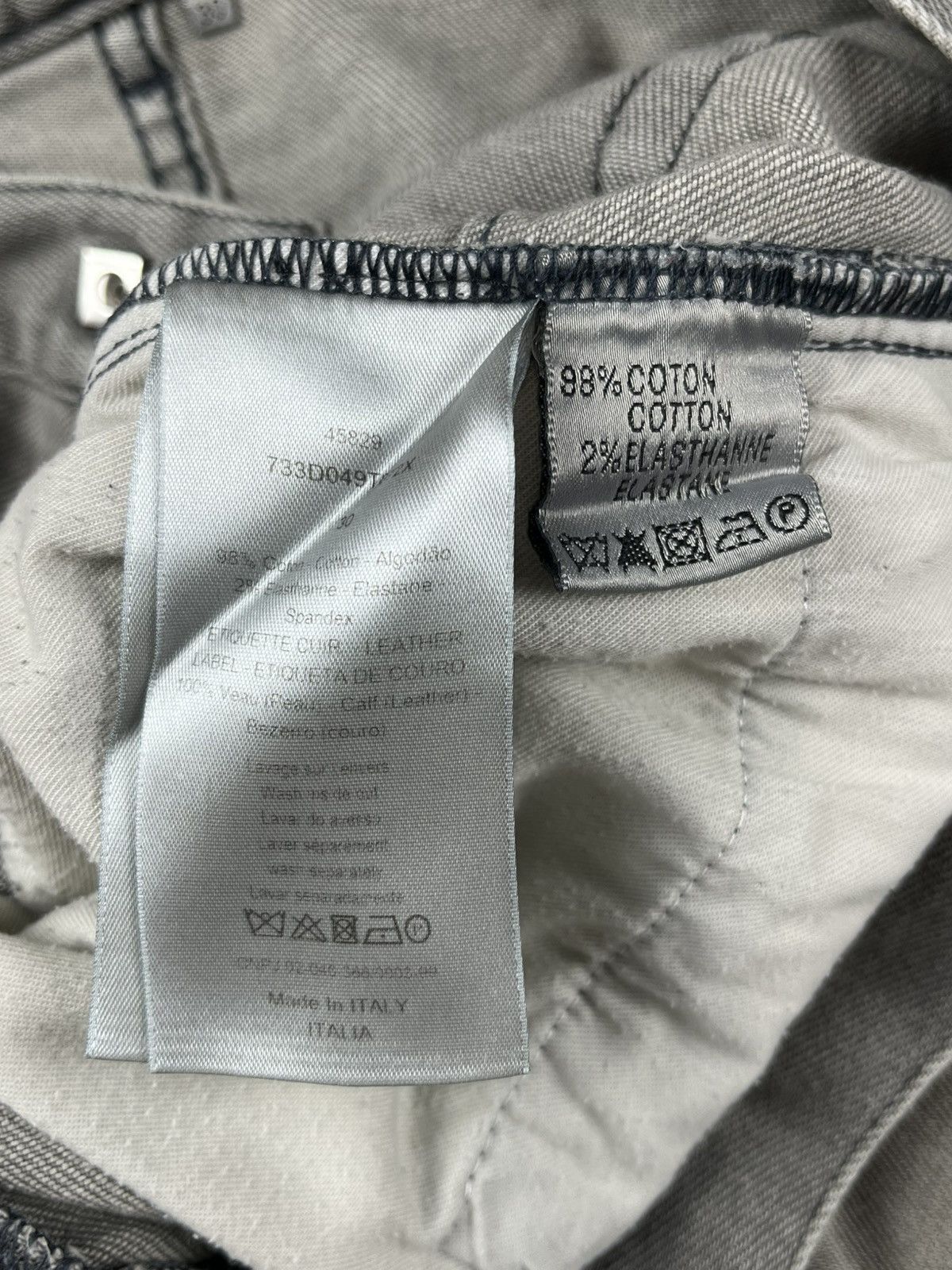 Dior Dior Homme Silver D Ring Faded Gray Denim Jeans Size US 30 / EU 46 - 8 Thumbnail