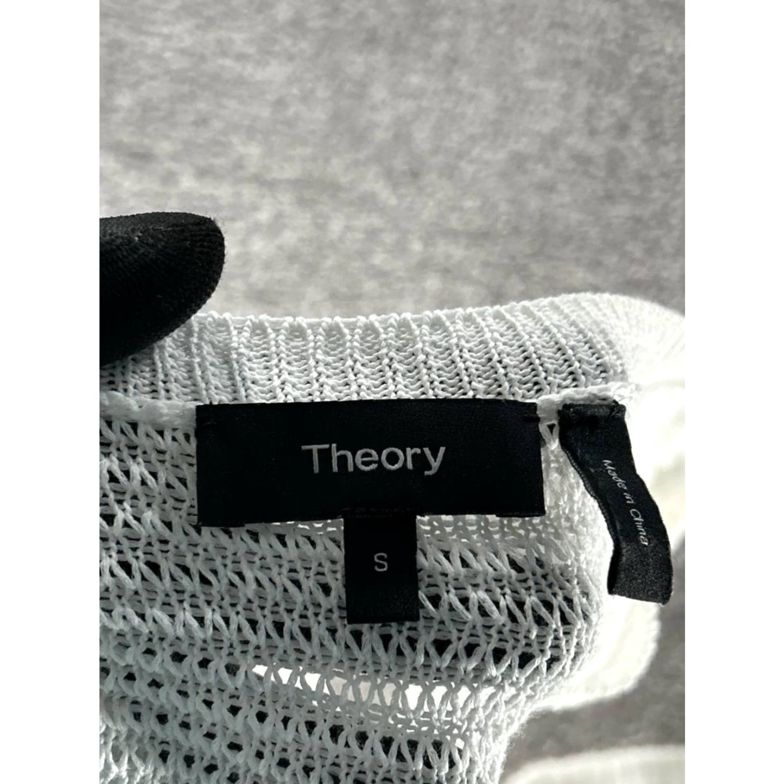 Theory Theory Sweater Womens Small White Open Knit Pullover Size S / US 4 / IT 40 - 3 Thumbnail
