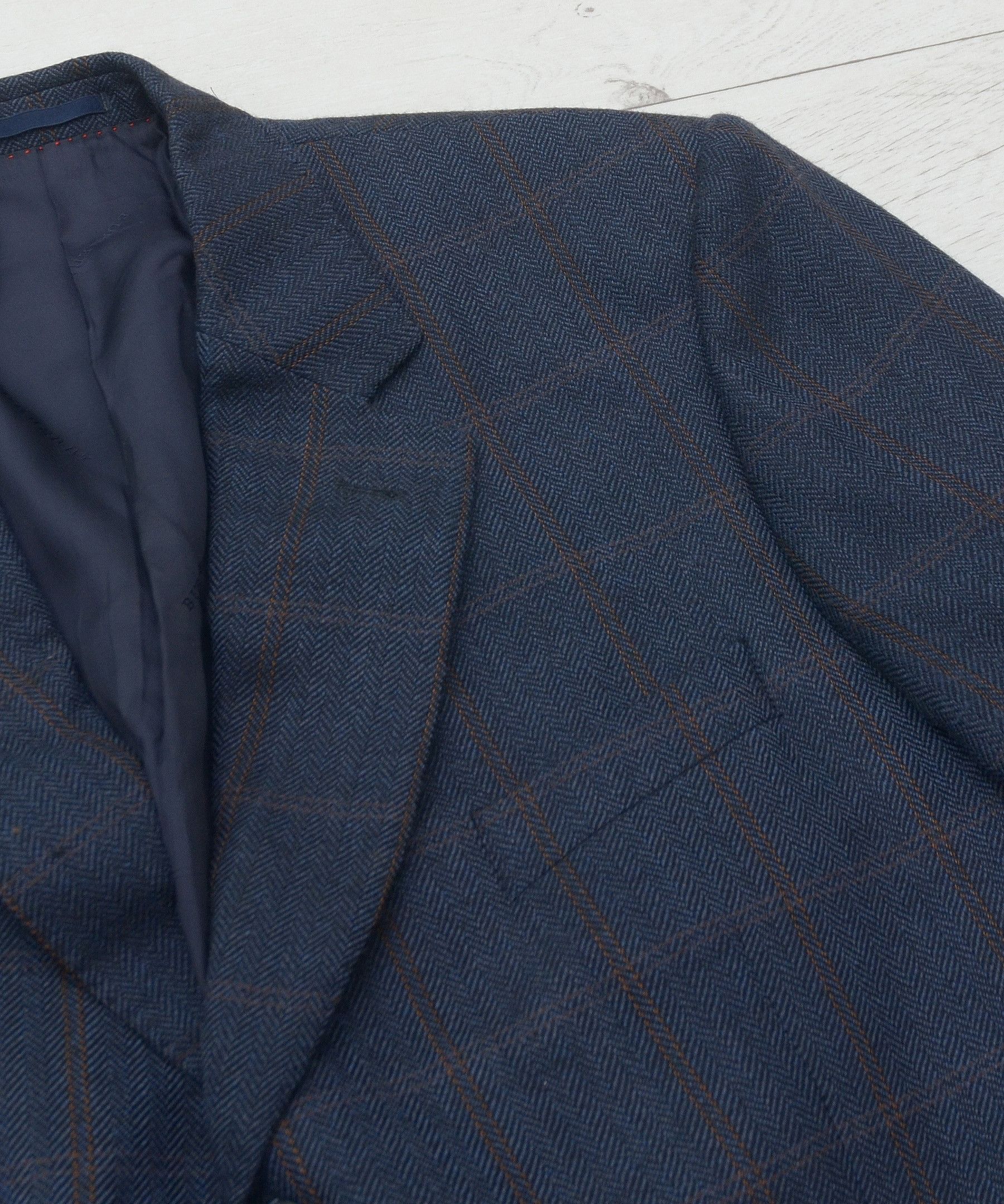 Burberry × Burberry Prorsum Vintage BURBERRY London Wool Tweed Check Blazer size 56 Size 54R - 5 Thumbnail