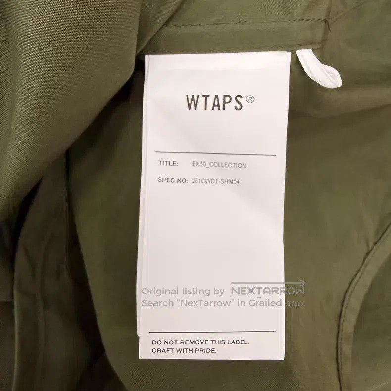 Wtaps Wtaps Casual long-sleeve collarless shirt Size US XL / EU 56 / 4 - 6 Thumbnail