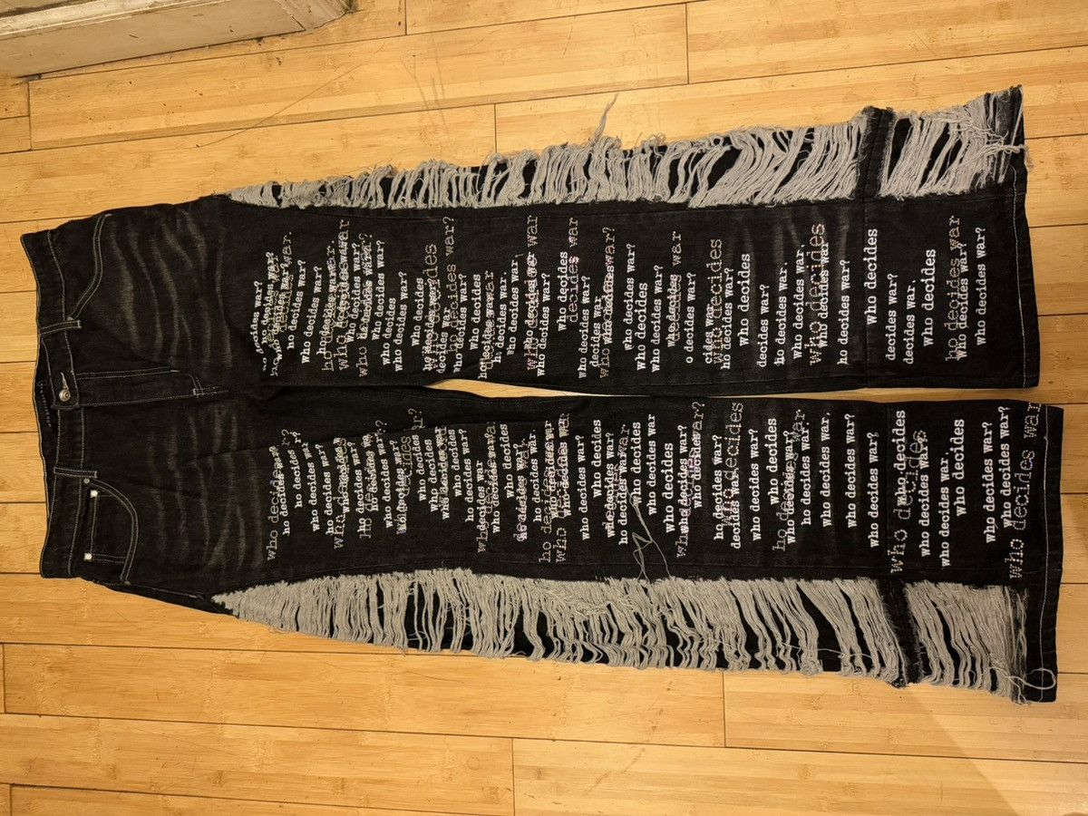 Who Decides War Who decides war ultra flare denim Size US 36 / EU 52 - 5 Thumbnail