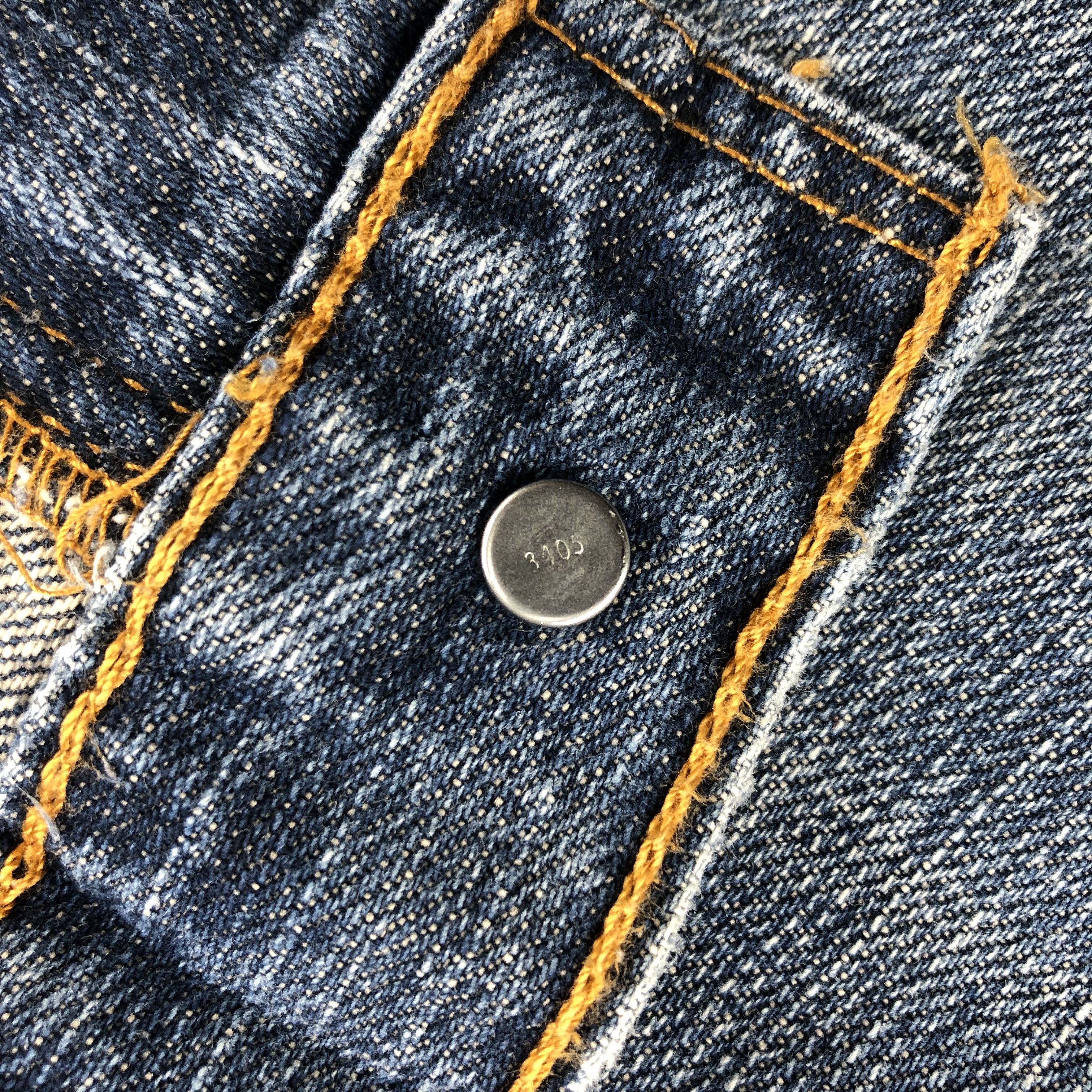 Levi's Vintage Blue Wash Levis 505 Jeans-J2206 Size US 43 - 12 Thumbnail