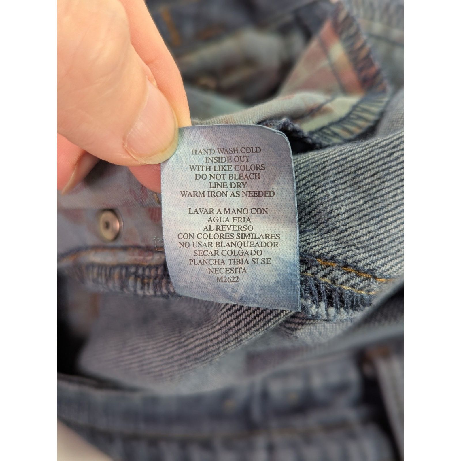 Other Vtg Candie's Y2K Embroidered Distressed Straight Jeans Sz 9 Size 33" - 10 Thumbnail