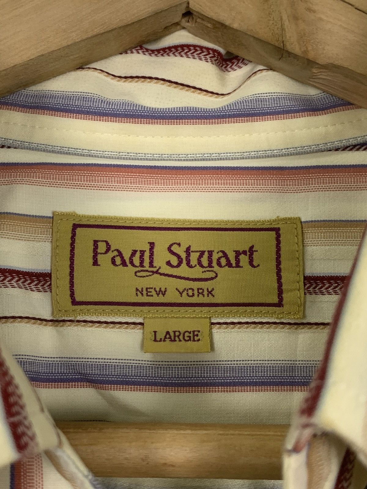 Paul Stuart × Vintage Vintage Paul Stuart Button Shirt Size US L / EU 52-54 / 3 - 10 Thumbnail
