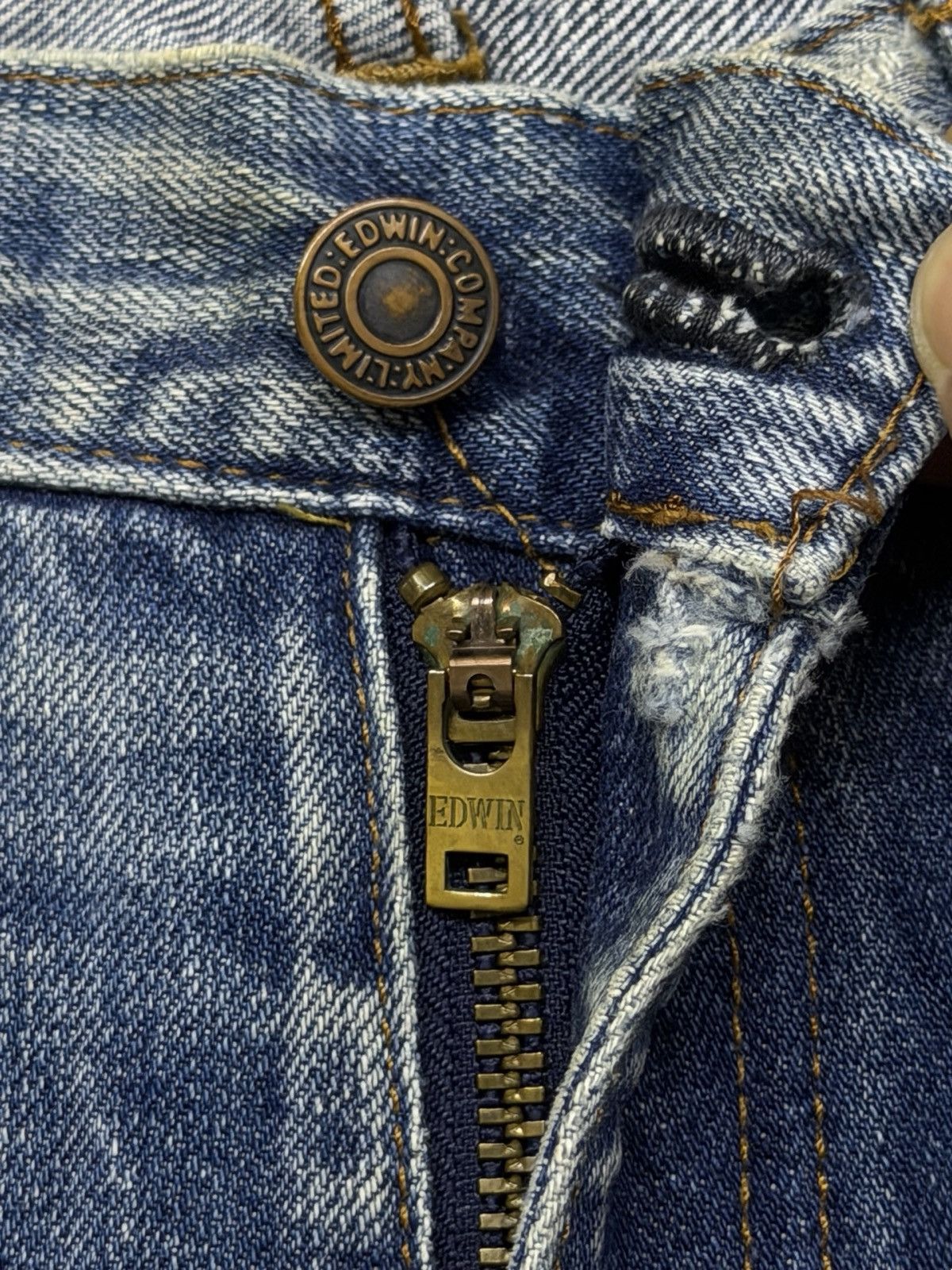 Edwin Vintage EDWIN X Jeans 605 Japan Loose Straight Baggy | W32 Size US 32 / EU 48 - 9 Thumbnail