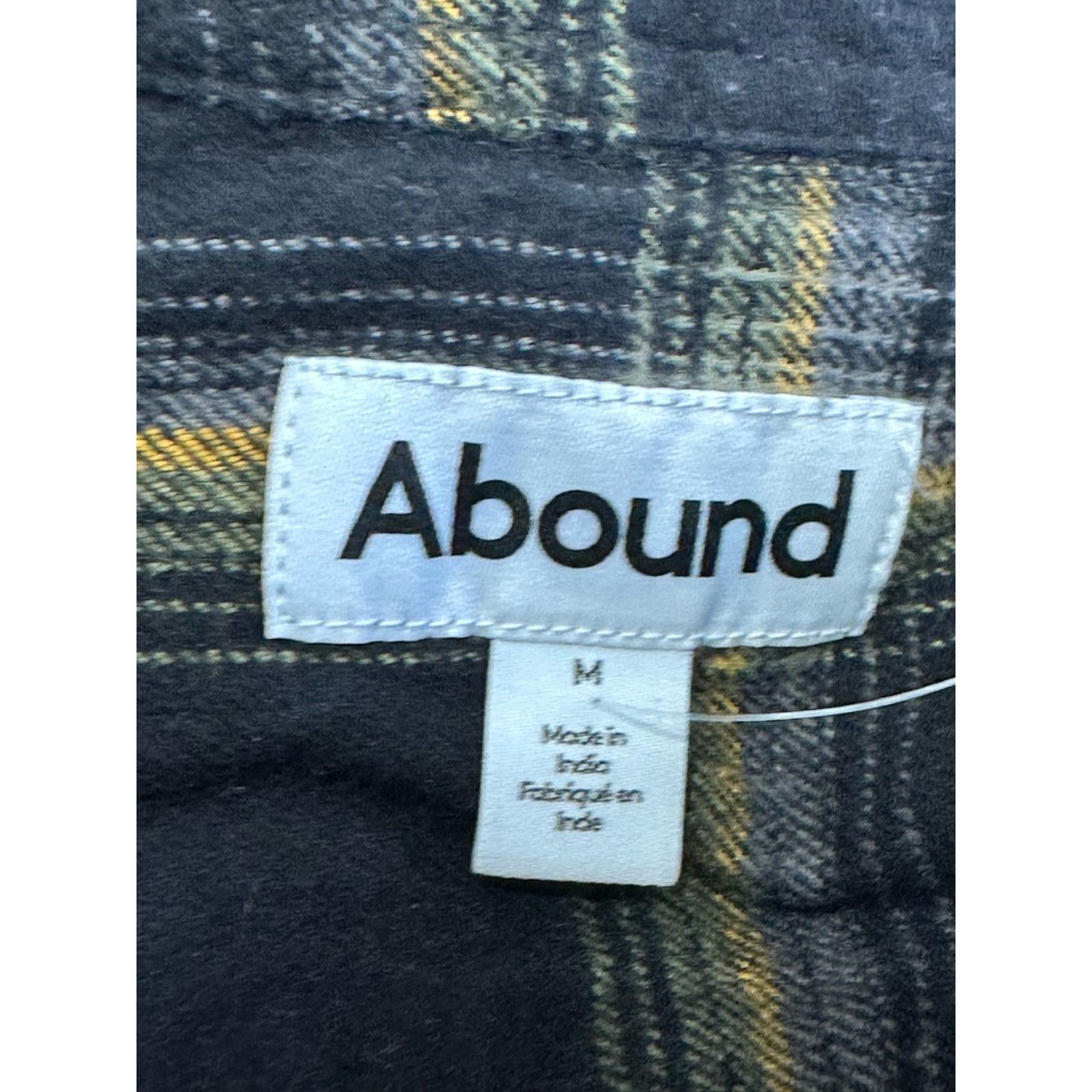 Other Abound Button-Up Long Sleeve Shirt Plaid Black Yellow M NWOT Size US M / EU 48-50 / 2 - 7 Thumbnail