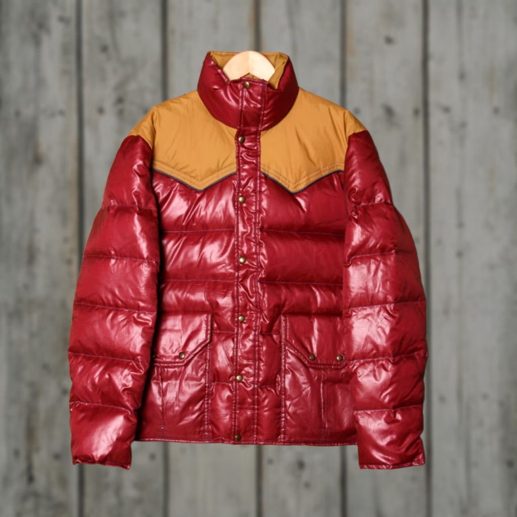 Warehouse WAREHOUSE Dubbleworks Puffer Jacket Jacket M Mens Red Yellow Size US M / EU 48-50 / 2 - 1 Thumbnail