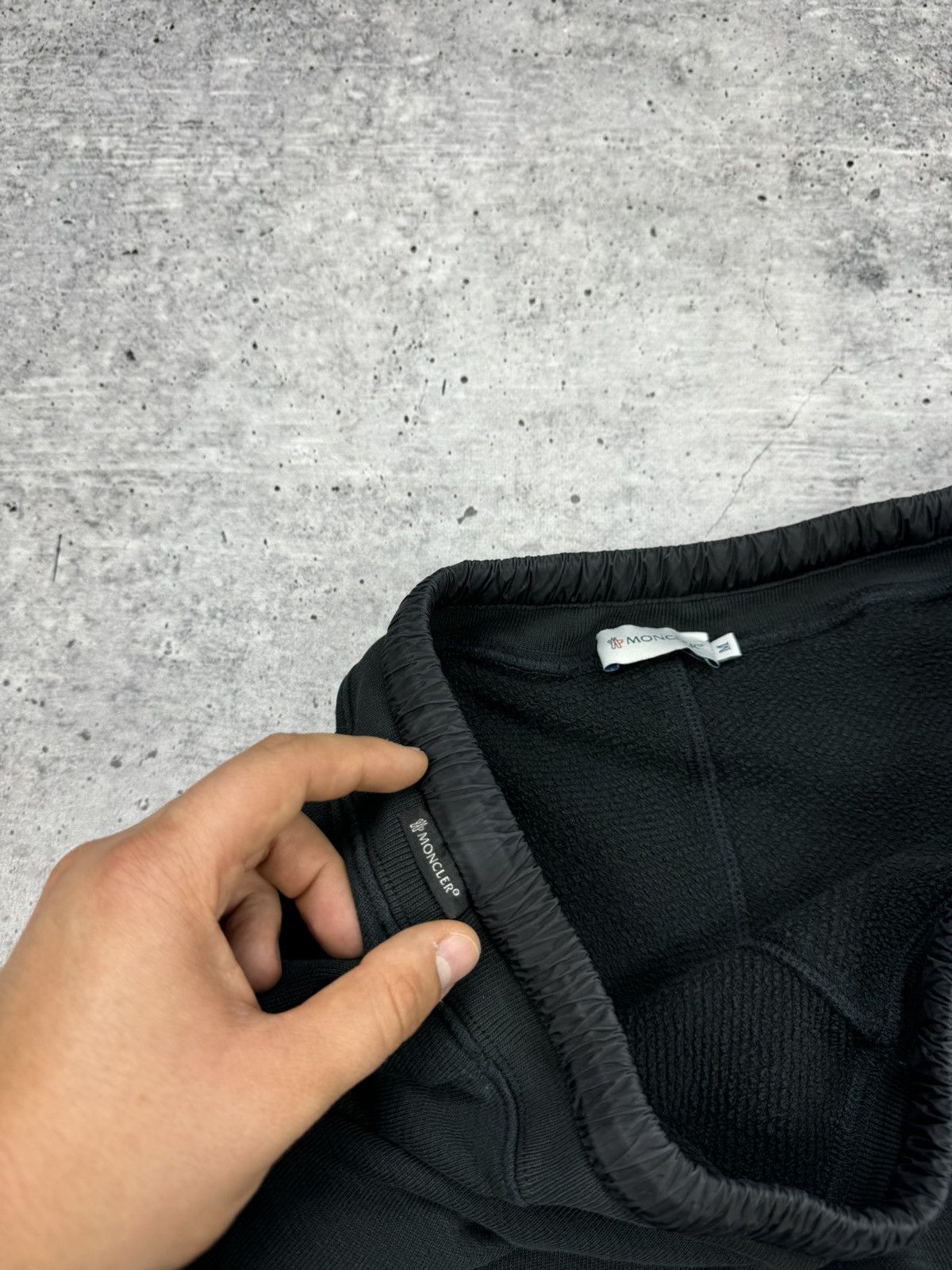 Designer × Moncler Vintage Moncler 90s Y2K Style Black Classic Sweatpants Pants Size 28" / US 6 / IT 42 - 12 Thumbnail
