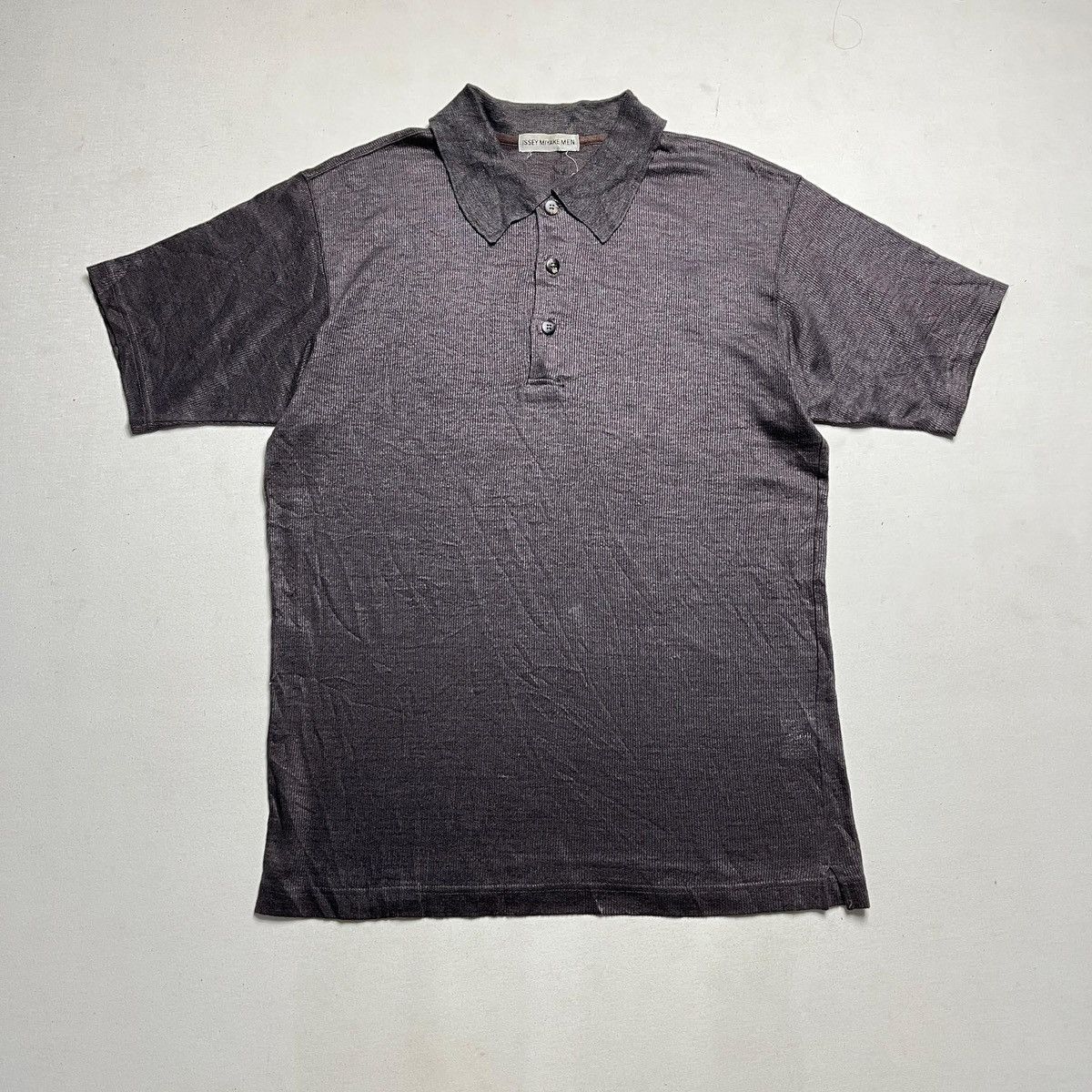 Issey Miyake Vintage Issey miyake men polo shirt Size US L / EU 52-54 / 3 - 1 Thumbnail