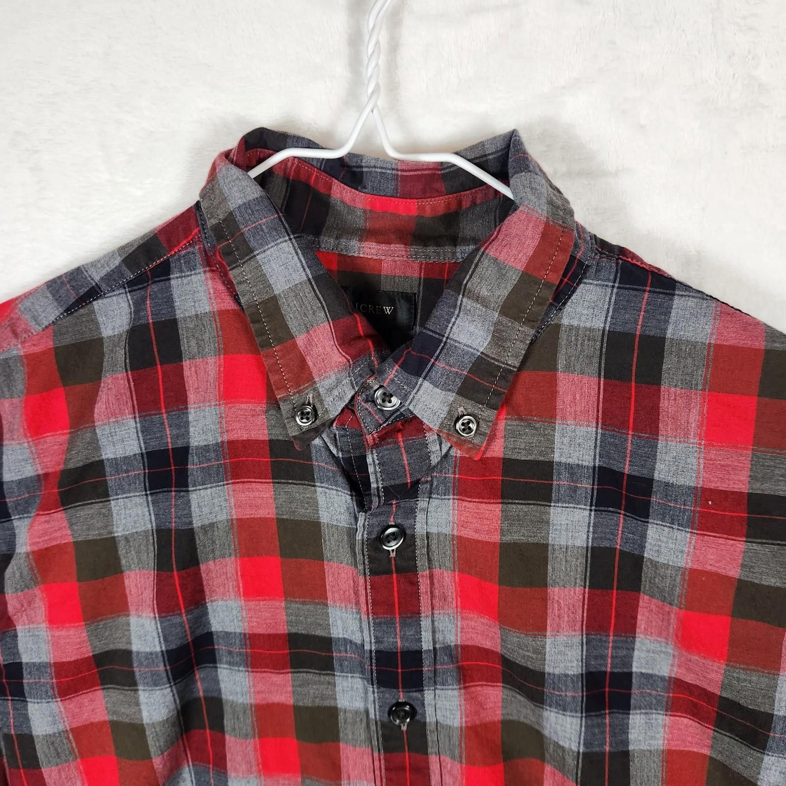 J.Crew J Crew Long Sleeve Button Down Plaid Shirt Size Medium Size US M / EU 48-50 / 2 - 4 Thumbnail