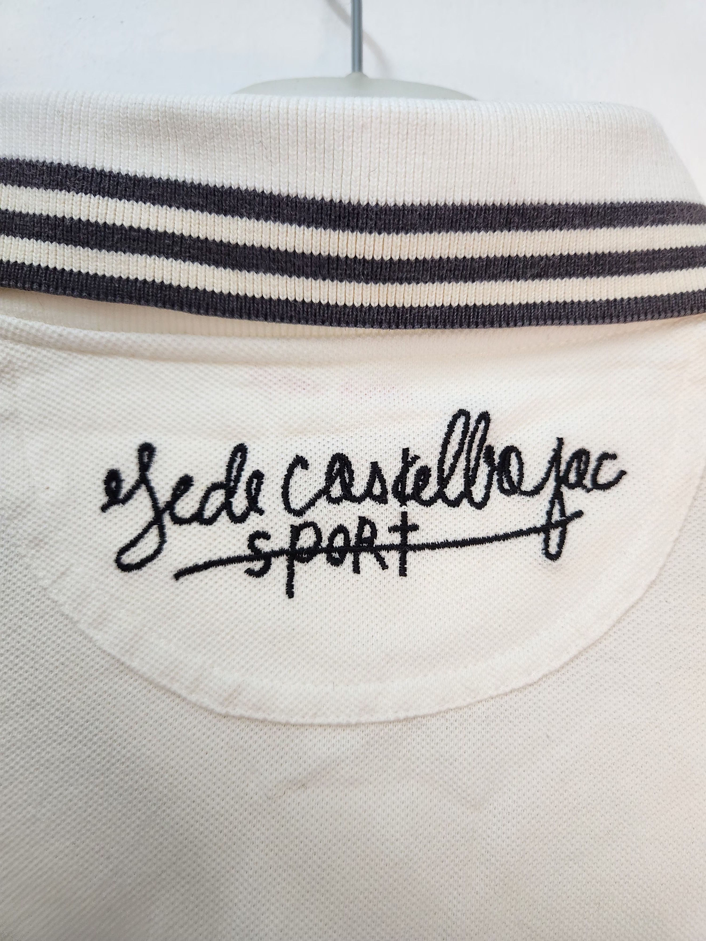 Jean Charles De Castelbajac Vintage Jean Charles De Castelbajac White Polo Shirt Size US XL / EU 56 / 4 - 7 Thumbnail