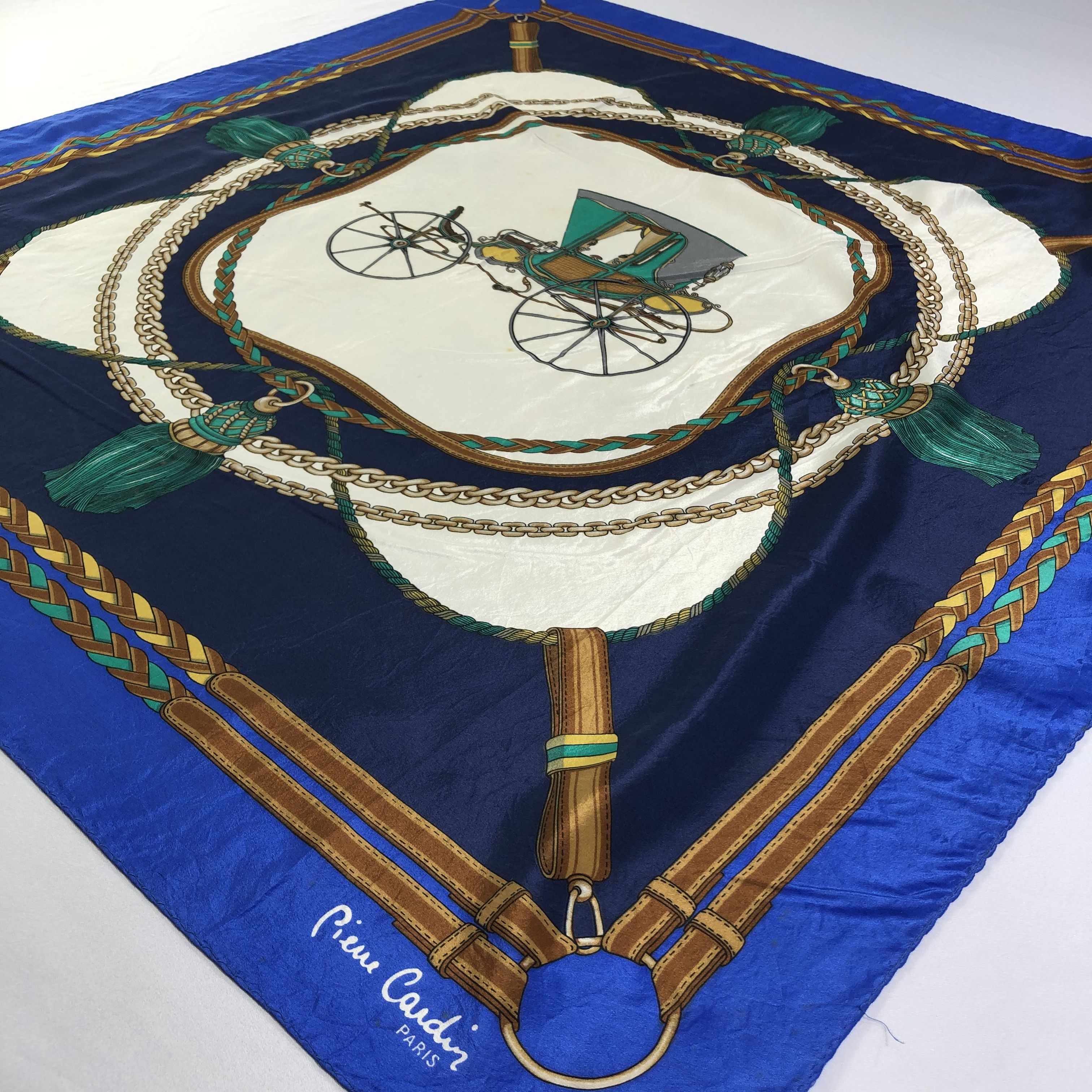Pierre Cardin × Vintage Vintage Pierre Cardin Silk Scarf Size ONE SIZE - 4 Thumbnail