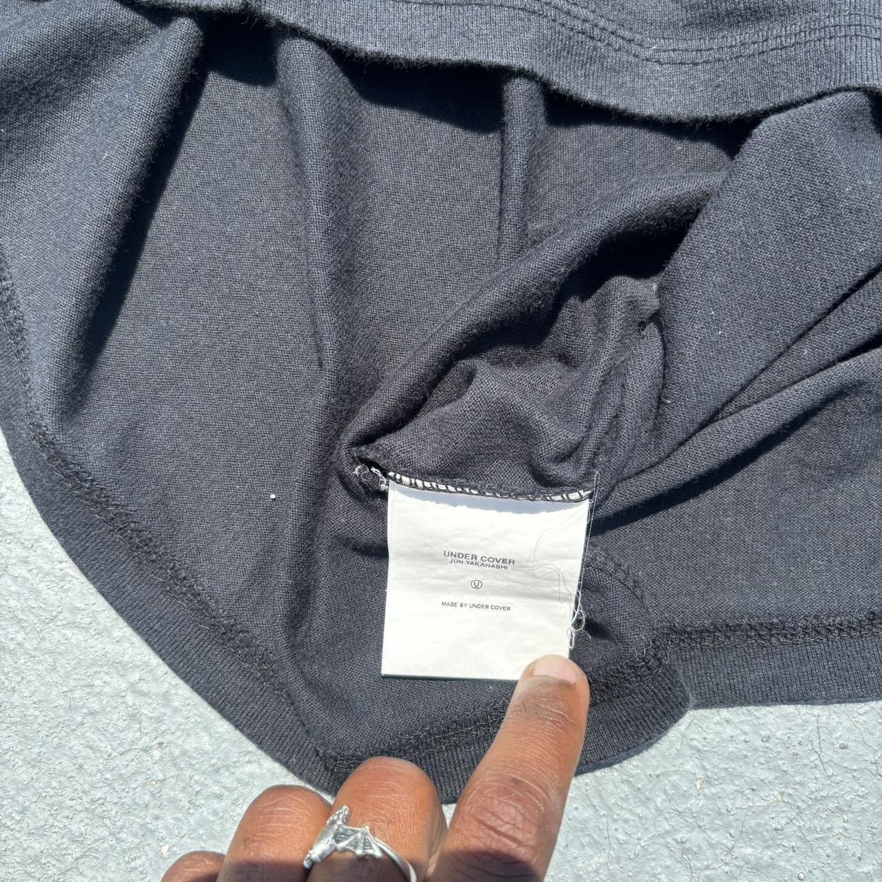 Japanese Brand Early 2000s Undercover Felt Safety Pin Tee Shirt Size US M / EU 48-50 / 2 - 4 Thumbnail