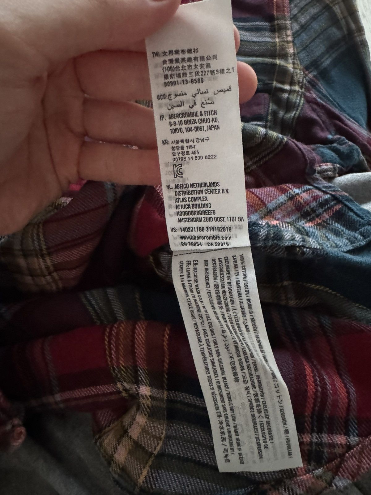 Abercrombie & Fitch ABERCOMBIE & FITCH QUALITY FLANNEL BUTTON UP SHIRT Size US M / EU 48-50 / 2 - 5 Thumbnail