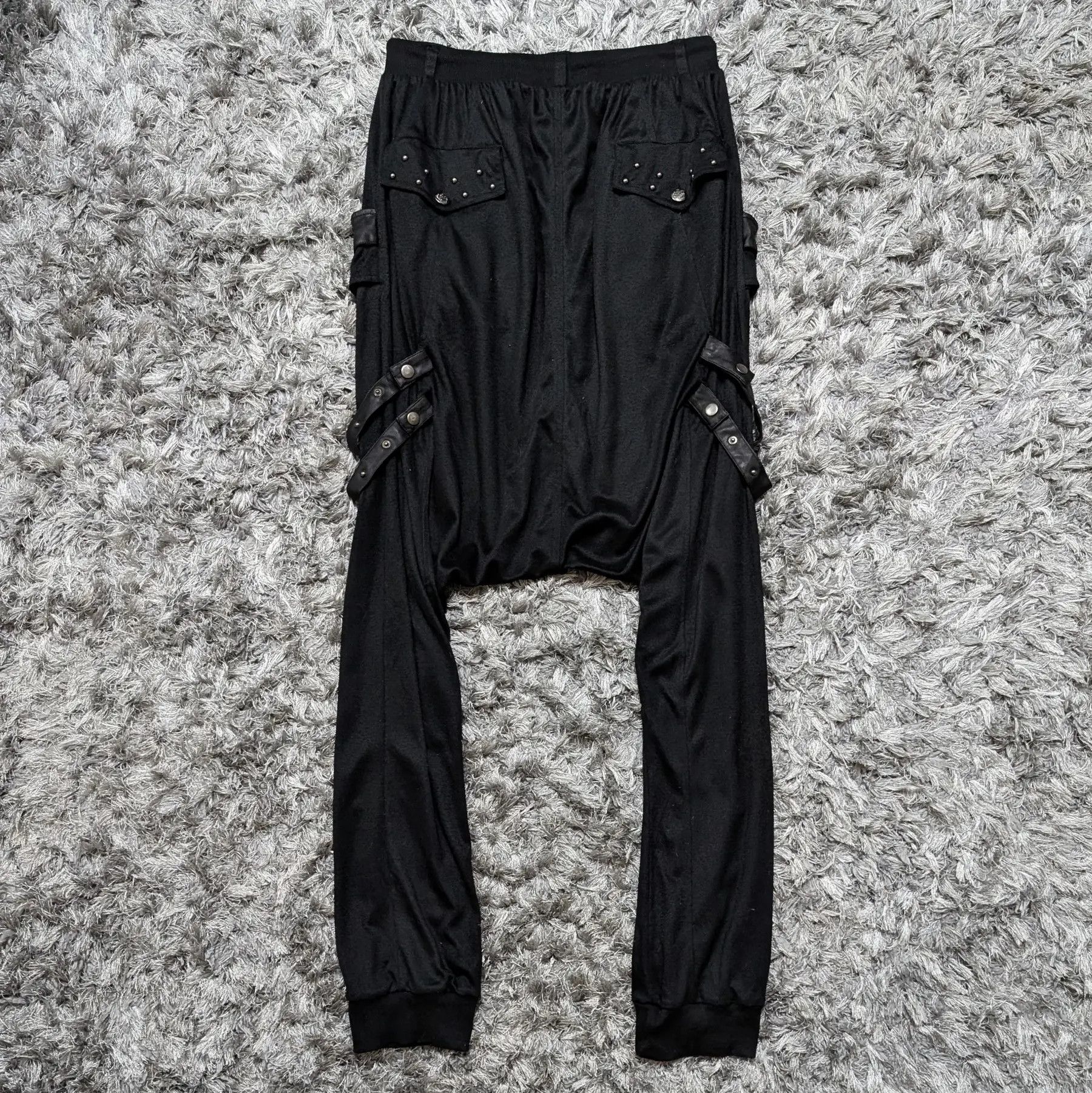 Japanese Brand Sex Pot Revenge Punk Harajuku Drop Crotch Pants Size US 30 / EU 46 - 2 Thumbnail