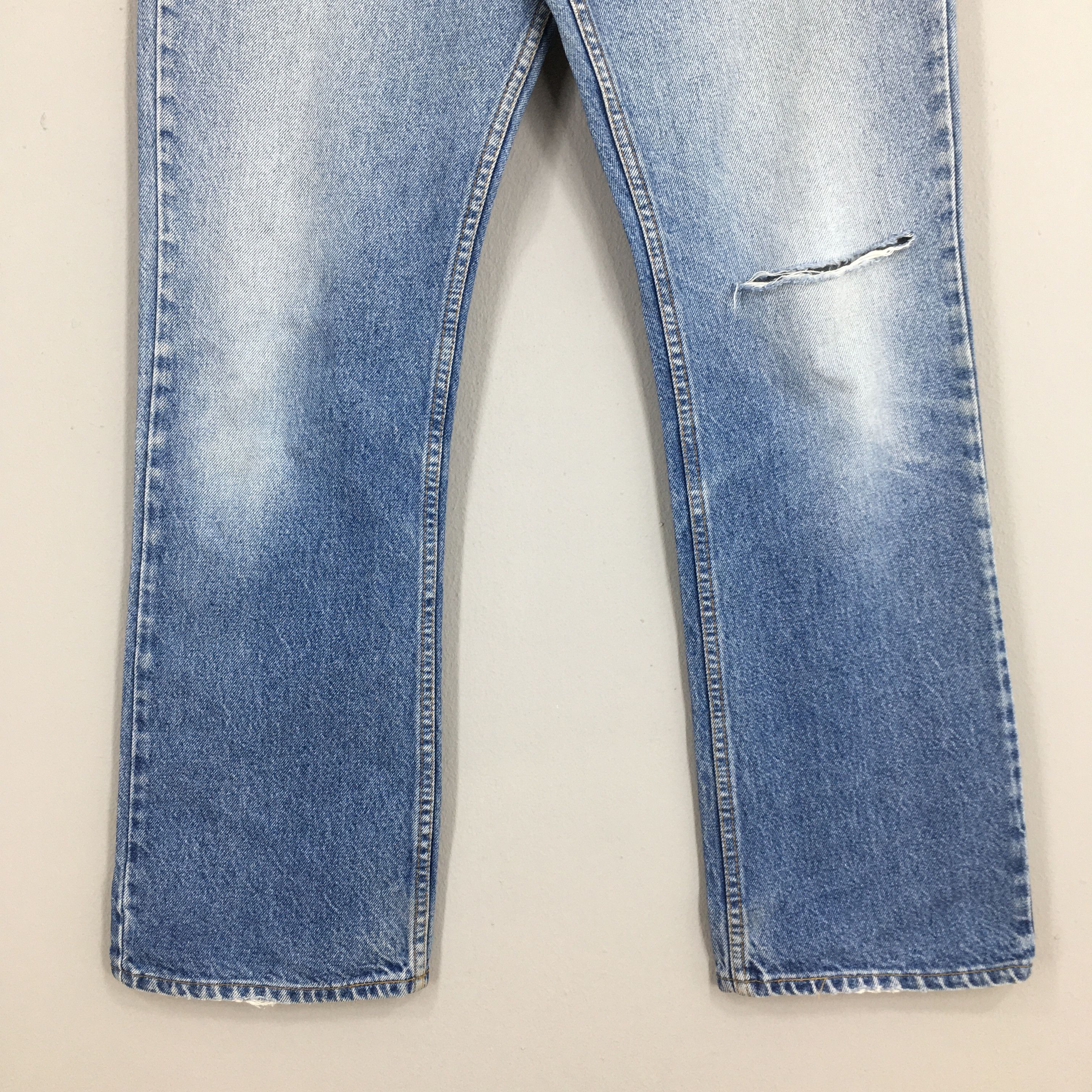 Levi's Size 31x28.5 Vintage Levis 517 Flare Bootcut Jeans S2061 Size 31" - 4 Thumbnail
