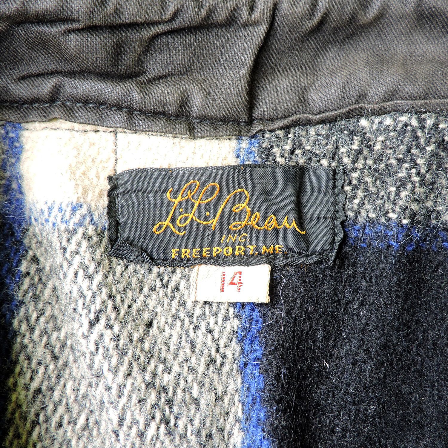 L.L. Bean × Vintage 50's LL. Bean Plaid Shirt Jacket Size US M / EU 48-50 / 2 - 2 Thumbnail