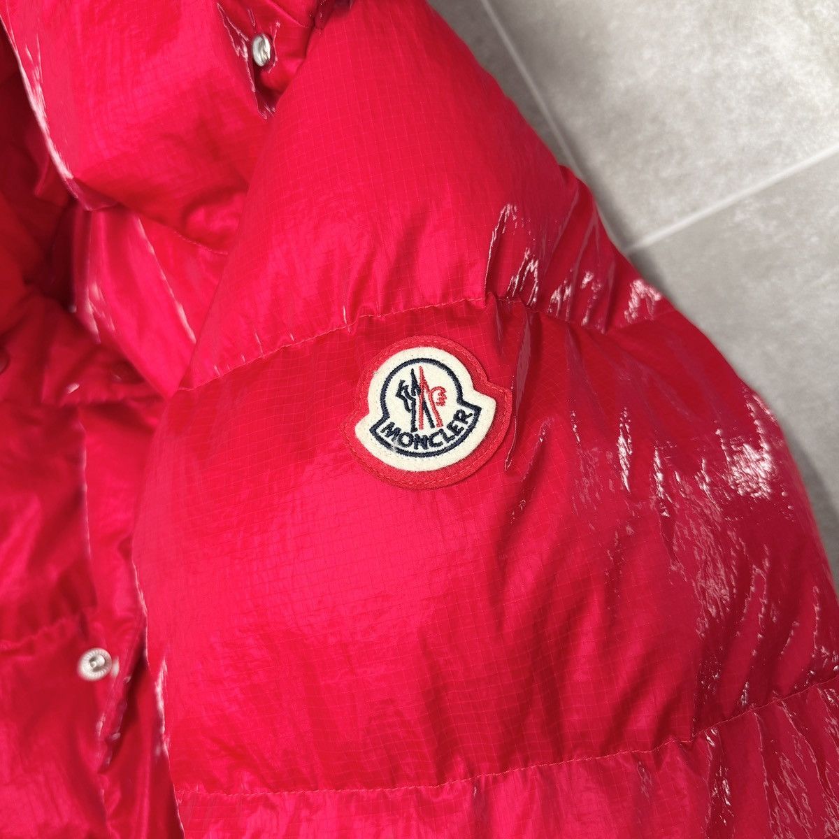 Moncler Moncler Verdon Giubbotto Shell Hooded Jacket Red RRP £1730 Size US M / EU 48-50 / 2 - 6 Thumbnail