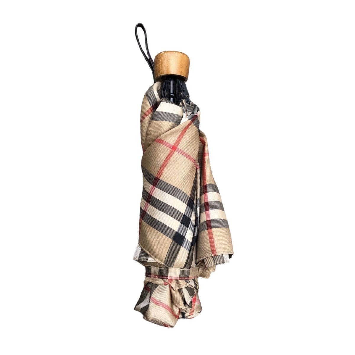 Burberry Burberry's Checked Novacheck Waterproof Folding Umbrella Size ONE SIZE - 7 Thumbnail