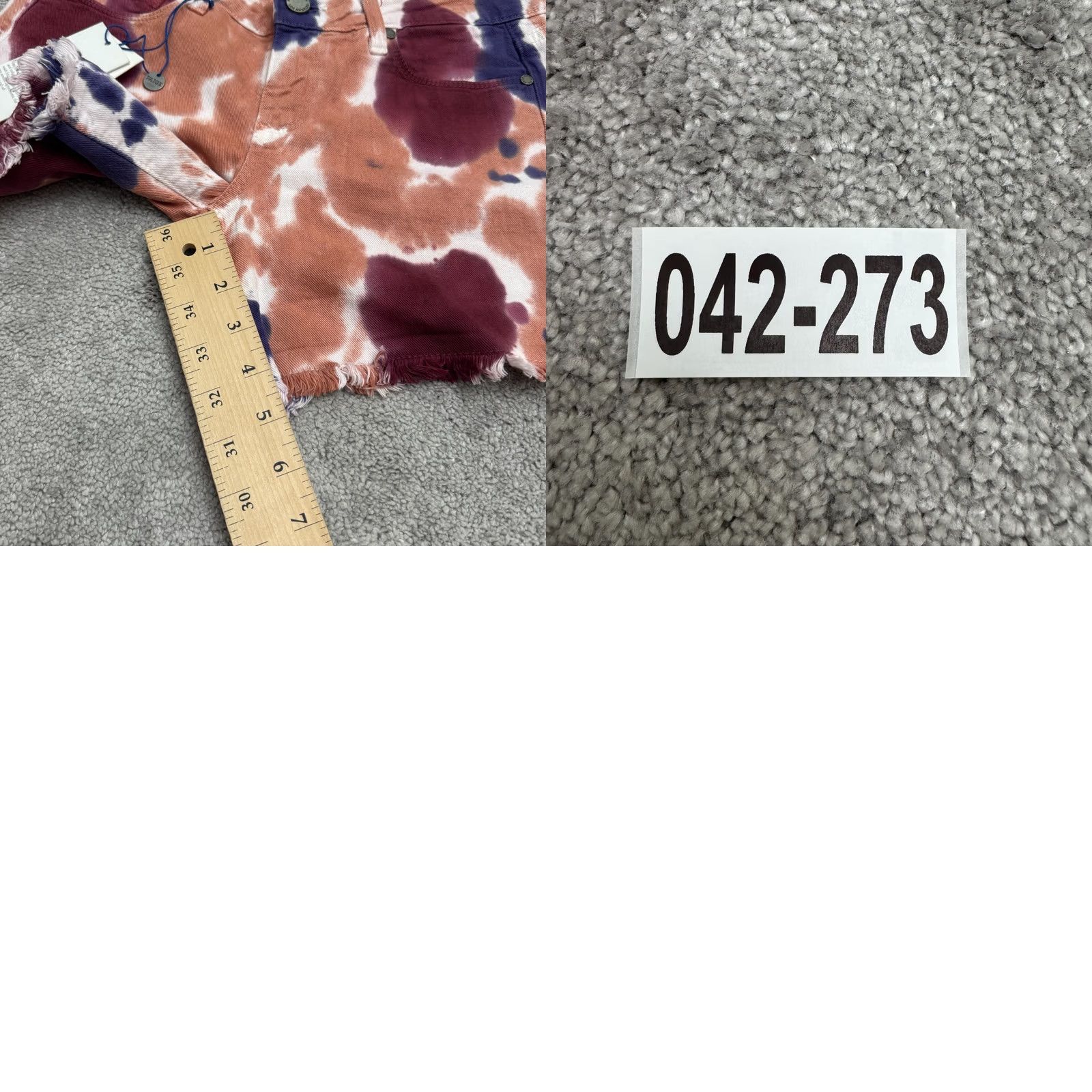 Paige Paige Denim Shorts Women 24 Multicolor Tie-Dye Stretch Boyfriend Casual Summer Streetwear Size 42" / US 20 - 10 Thumbnail