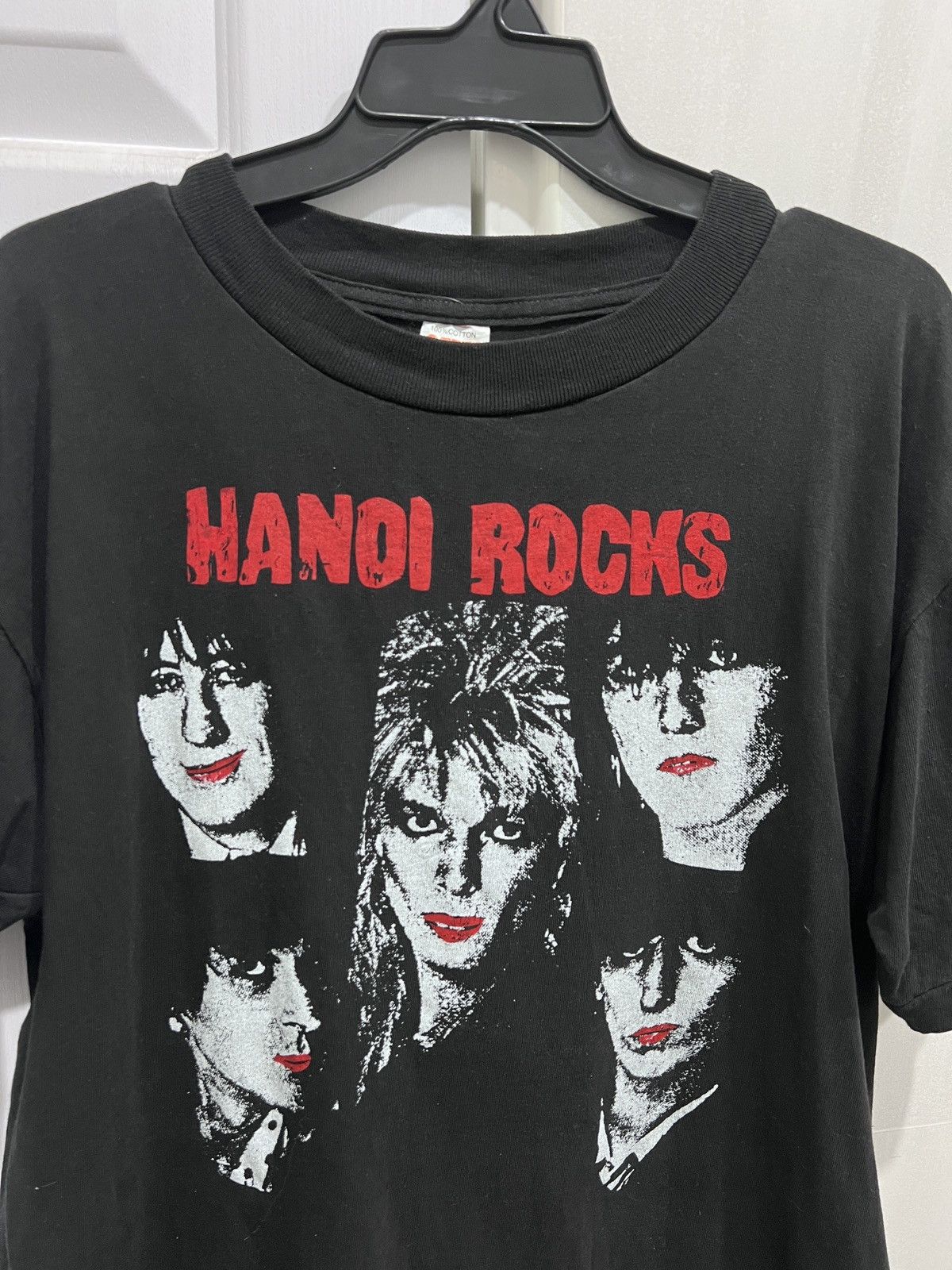 Band Tees Vintage 90s Hanoi Rocks Promo Tee L Glam metal Size US L / EU 52-54 / 3 - 2 Thumbnail