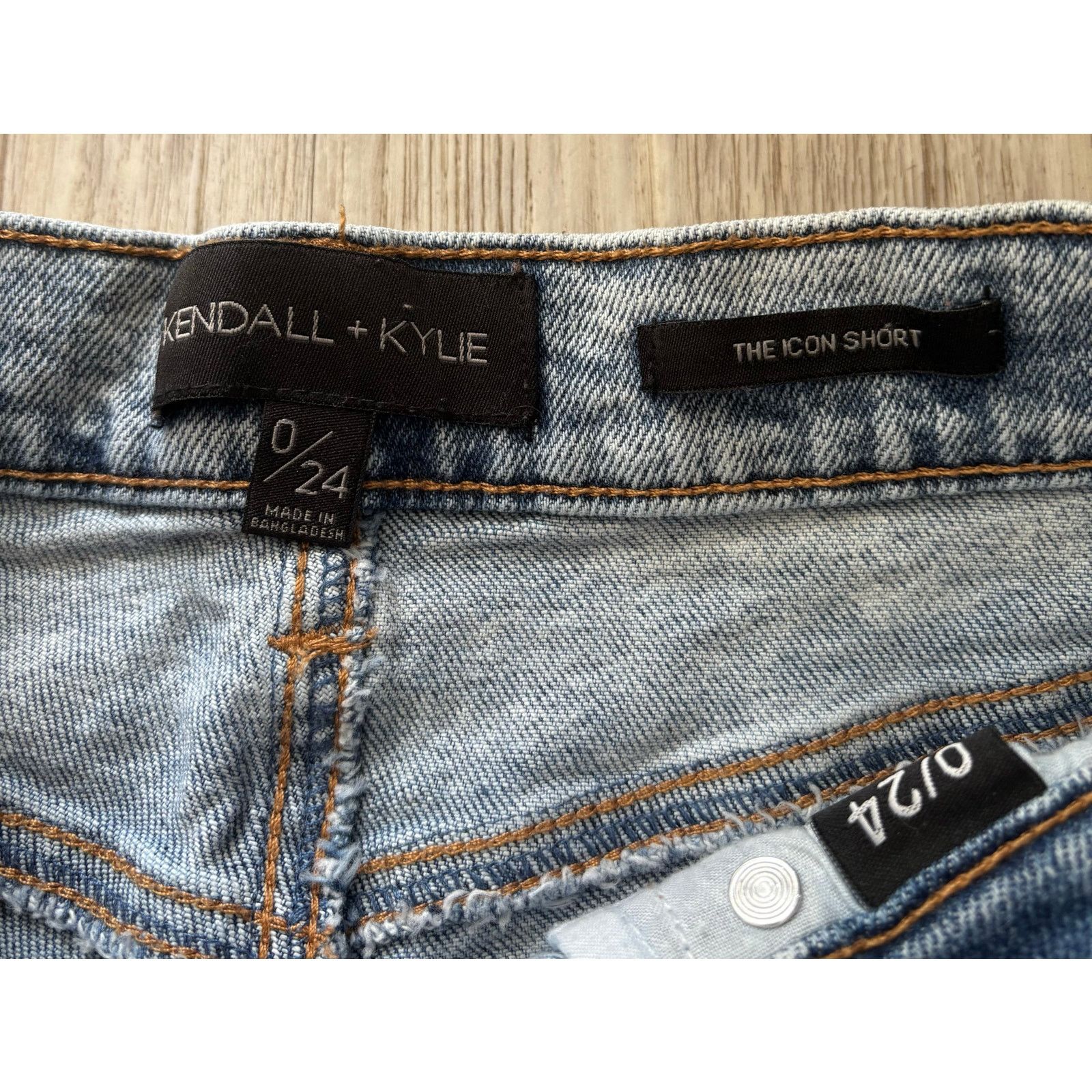 Other Kendall + Kylie | Distressed Jean Denim Cutoff Shorts | 0/24 Size 25" / US 0 / IT 36 - 3 Thumbnail