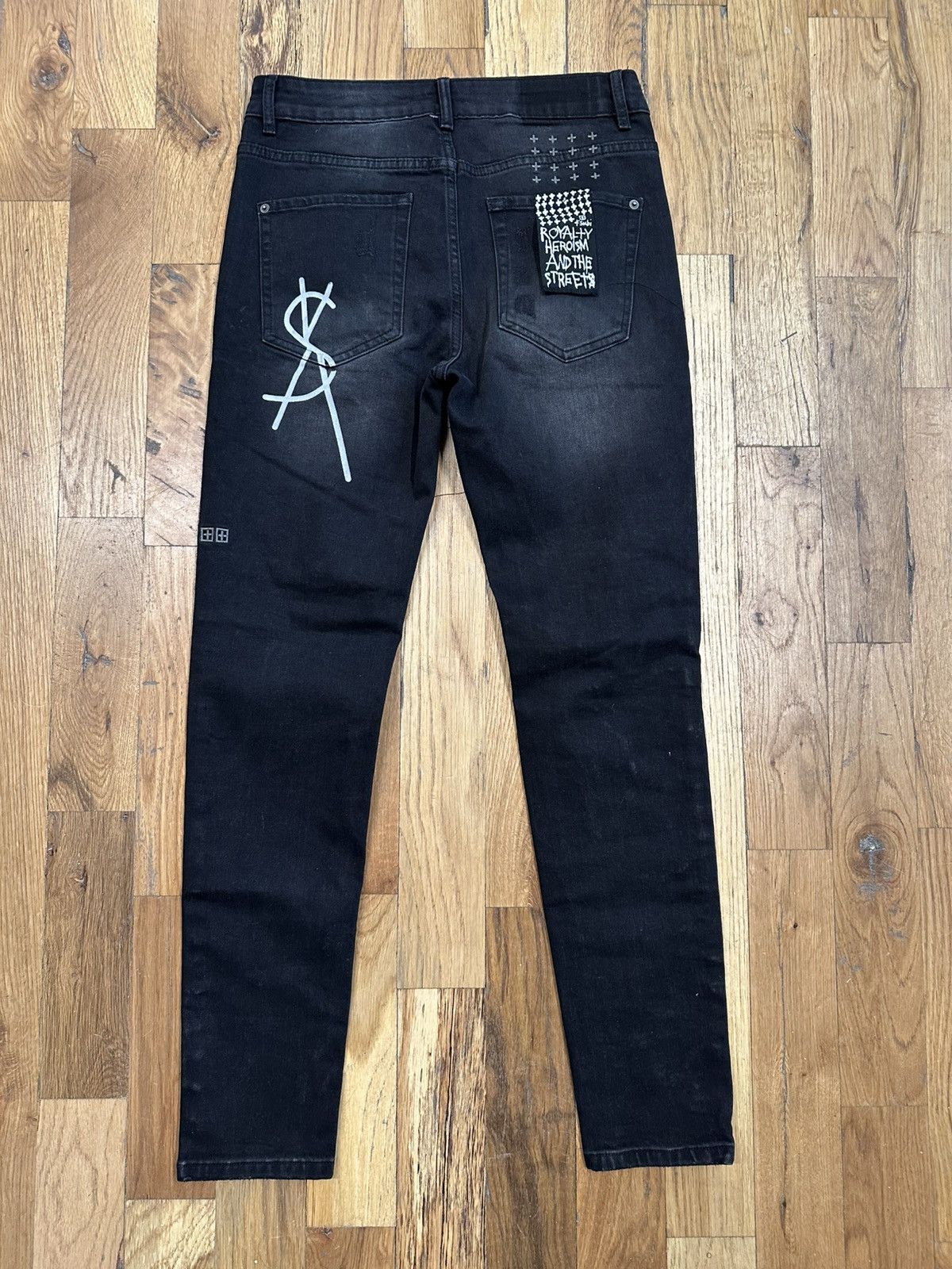 Ksubi Ksubi Bring Back Life Black Denim Jeans Sz 30 Size US 30 / EU 46 - 2 Thumbnail
