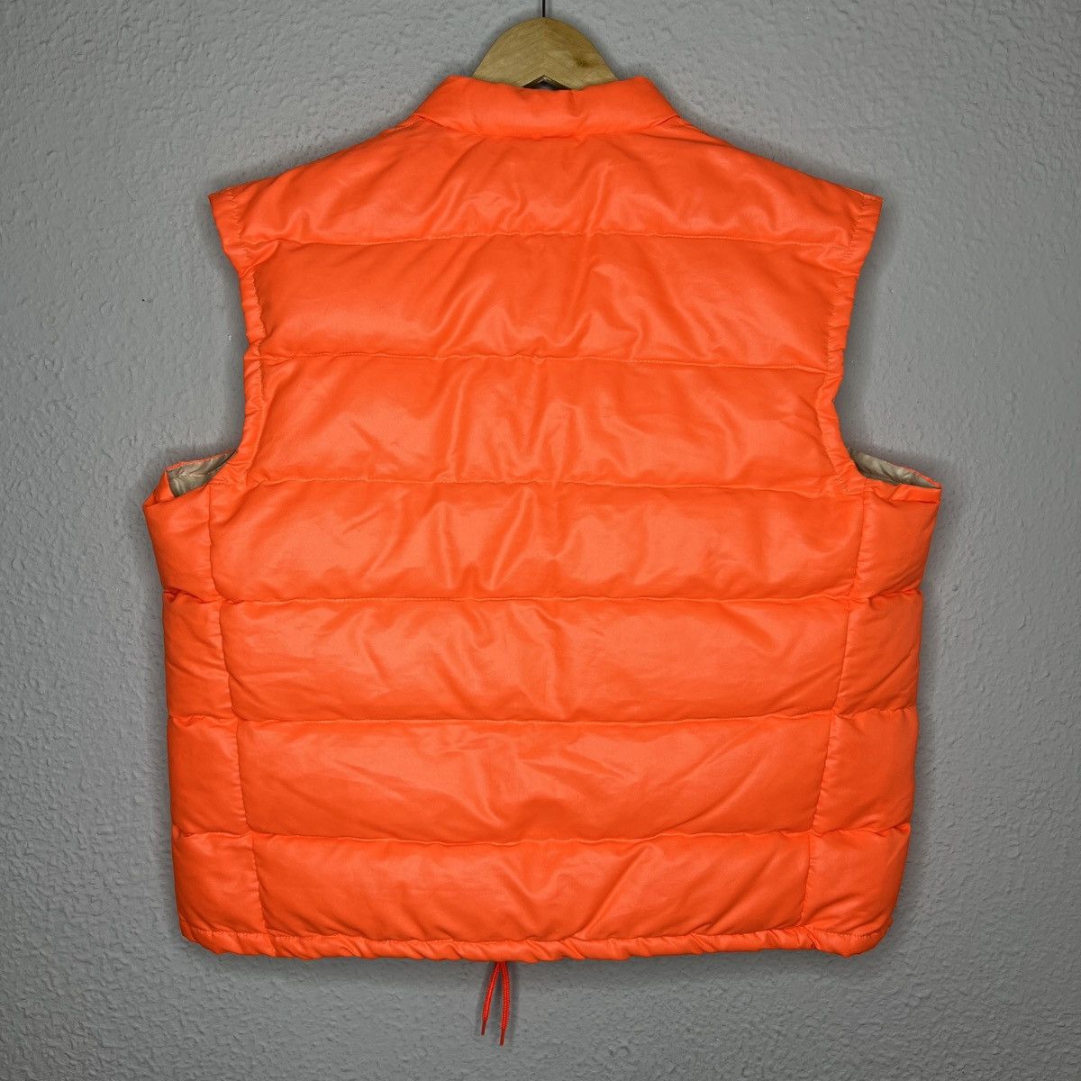 Moncler Moncler Puffer Down Jacket Vest Orange Logo Vintage 80s 90s Size US XL / EU 56 / 4 - 9 Thumbnail