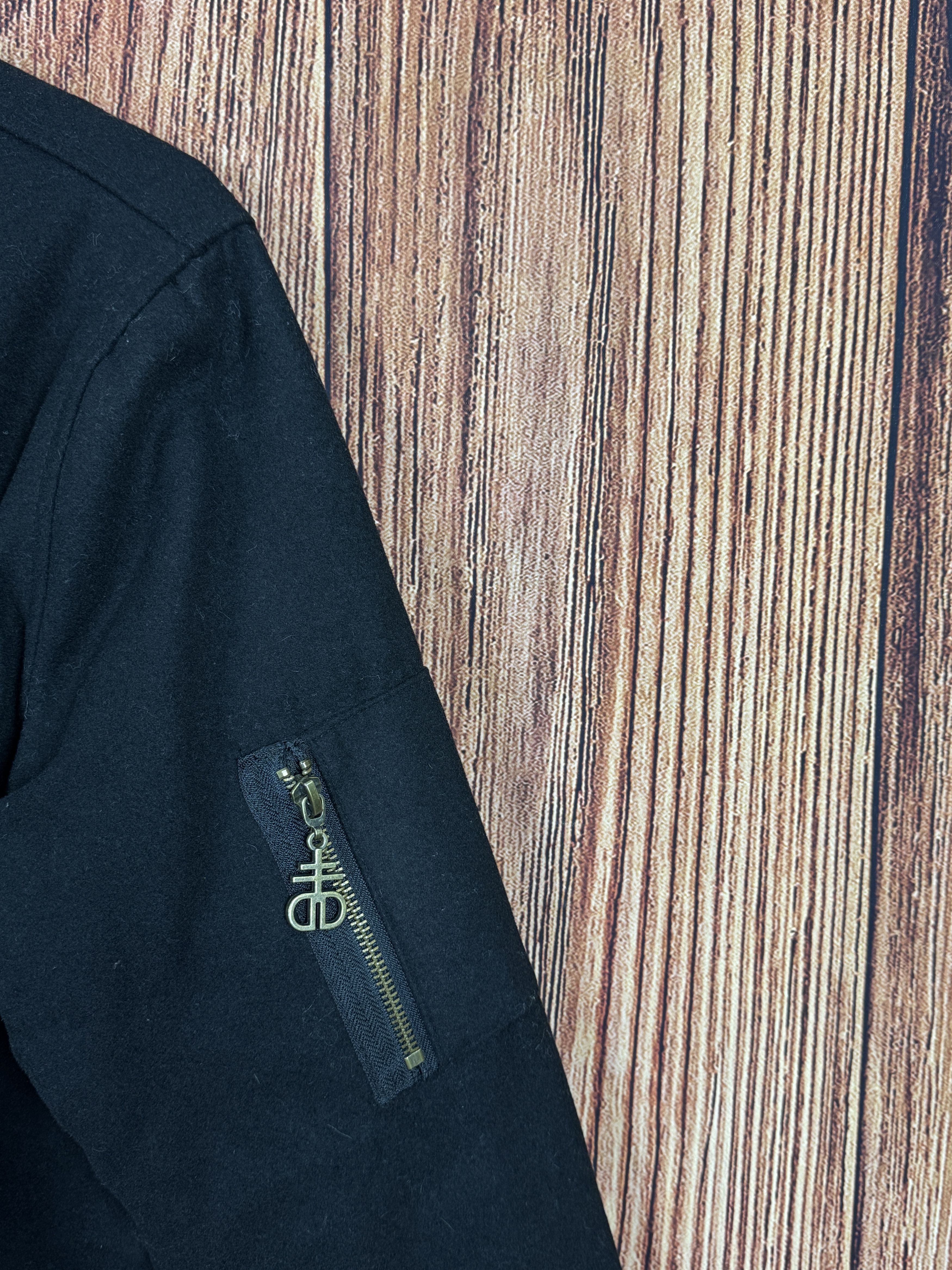 Drop Dead Drop Dead Lifetaker Embroider Black Wool Bomber Jacket Size US S / EU 44-46 / 1 - 6 Thumbnail