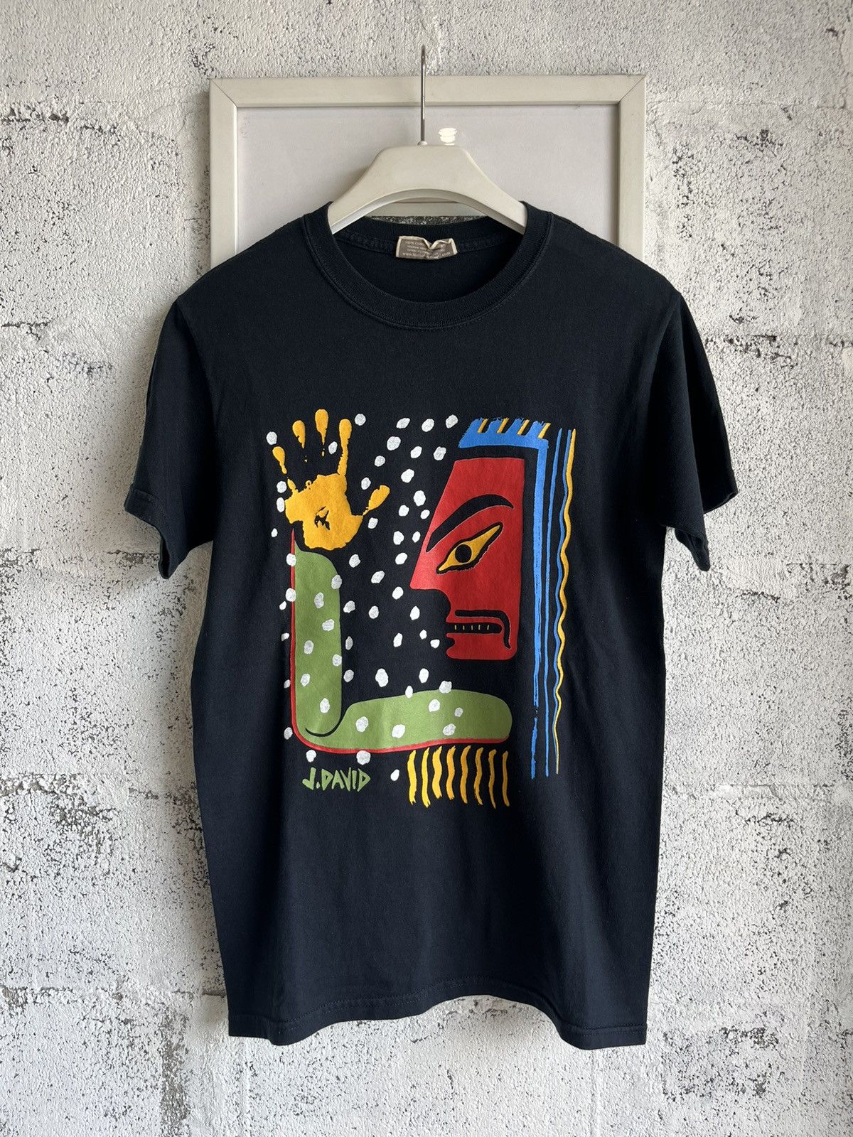 Vintage Vintage J.DAVID Art design Tshirt Size US XS / EU 42 / 0 - 2 Thumbnail