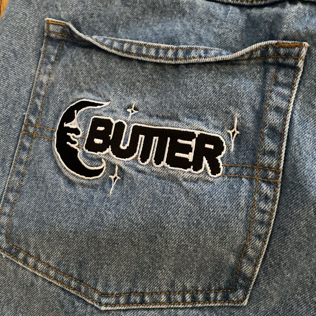 Butter Goods Butter Goods Baggy “Critter” Denim Size US 36 / EU 52 - 3 Thumbnail