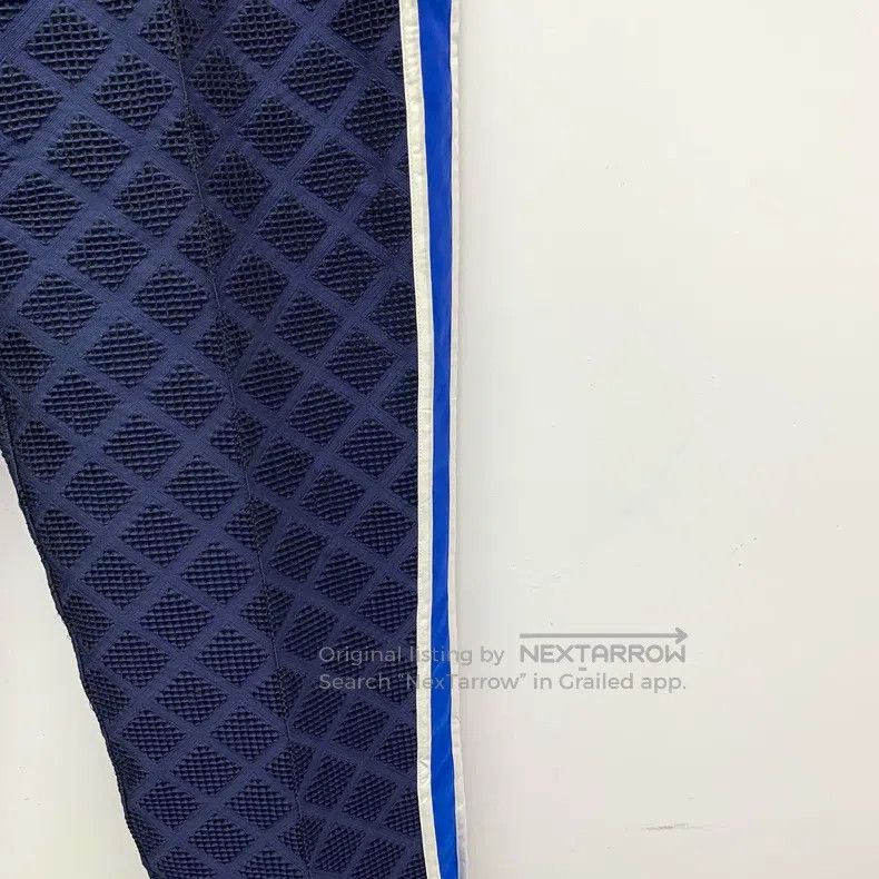 Chanel Chanel Dark blue diamond-shaped plaid casual trousers Size 25" / US 0 / IT 36 - 4 Thumbnail