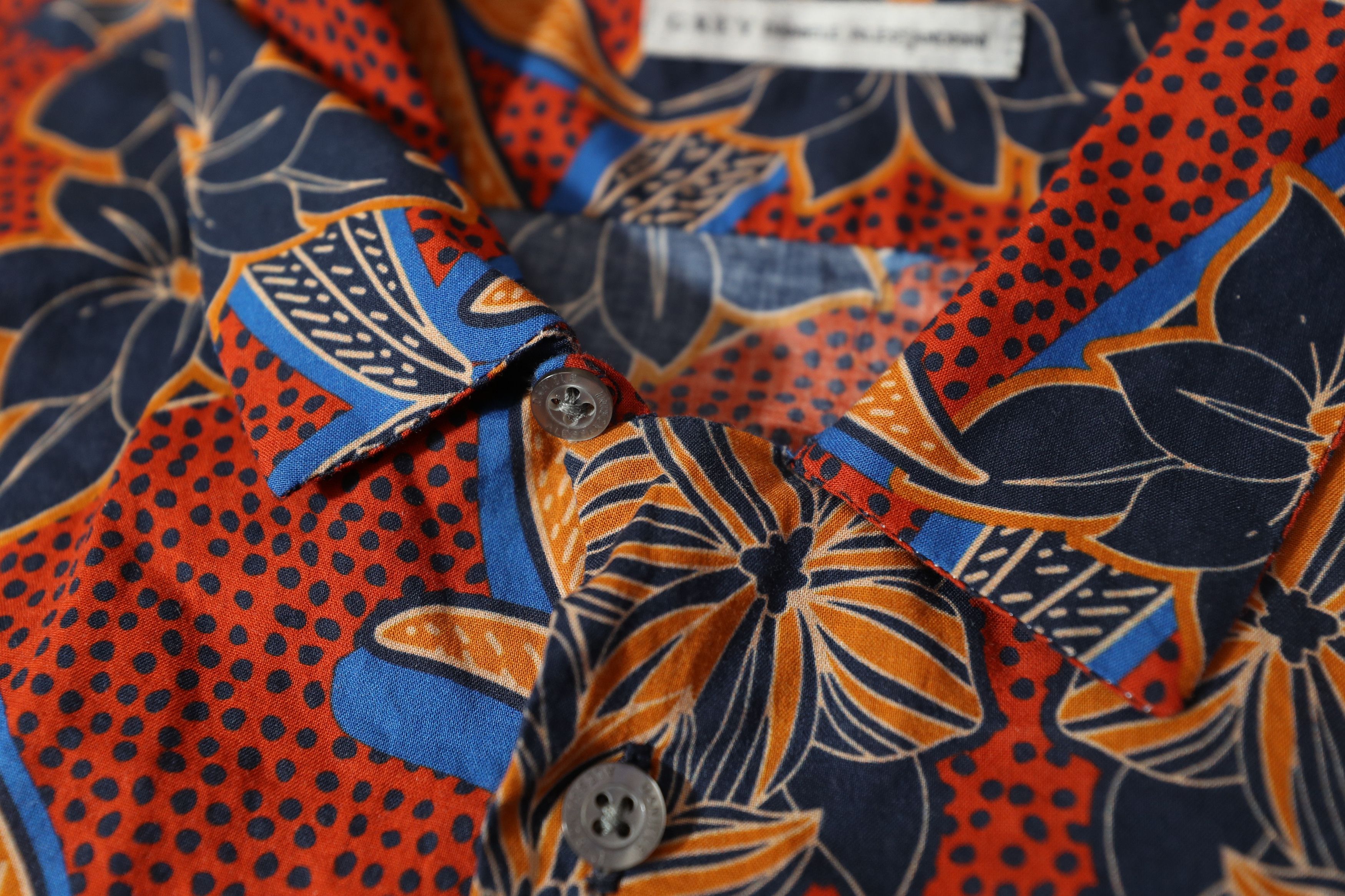 Daniele Alessandrini Daniele Alessandrini Tessuto Hawaiian Button Up (17/43) Size US L / EU 52-54 / 3 - 9 Thumbnail