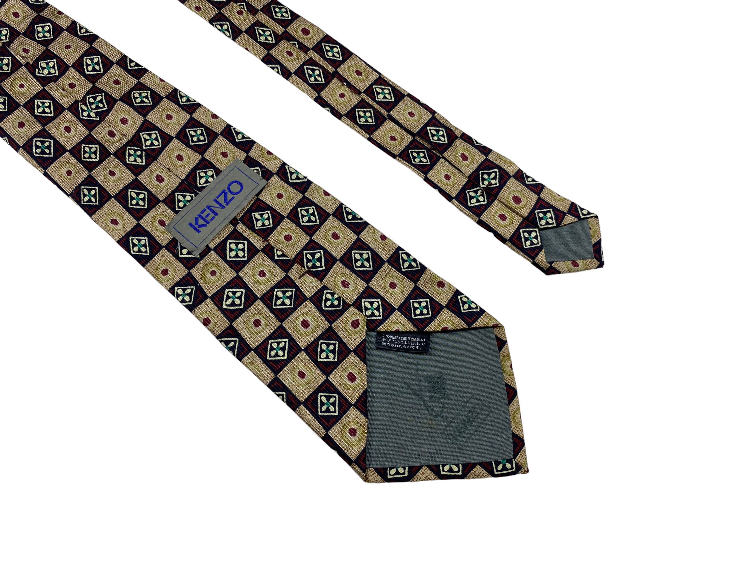 Kenzo × Vintage Vintage Kenzo Japan Silk Necktie – Designer Tie Size ONE SIZE - 7 Thumbnail