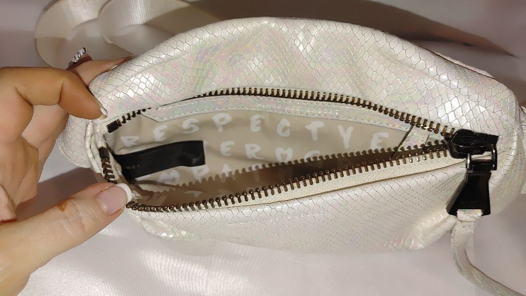 The Unbranded Brand Aimee Kestenberg Milan Convertible BeltBag Holographic White Size ONE SIZE - 8 Thumbnail