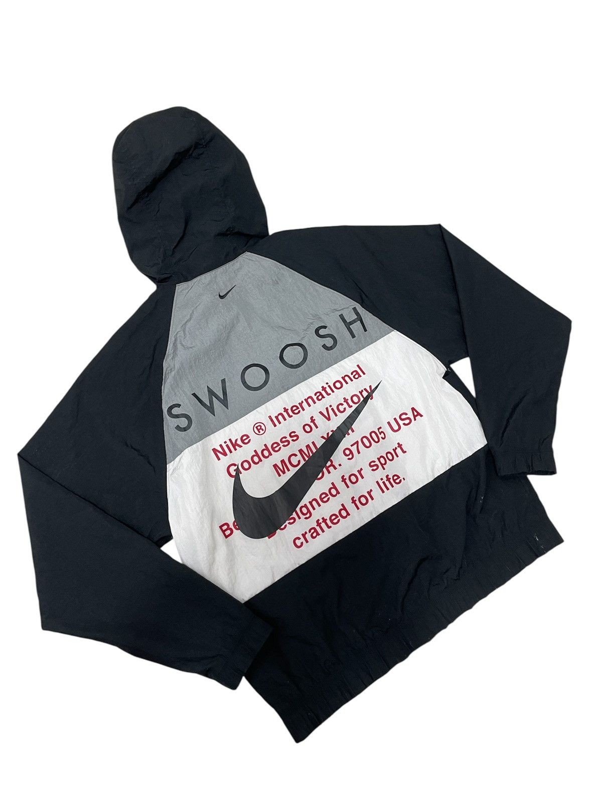 Nike Vintage NIKE SWOOSH Windbreaker Size US M / EU 48-50 / 2 - 1 Thumbnail