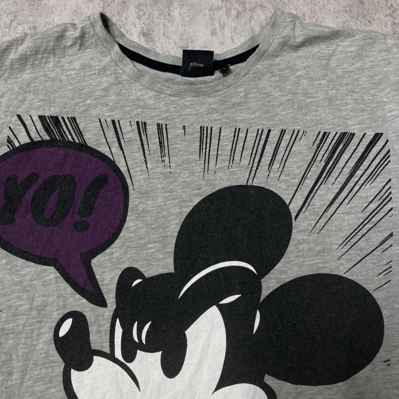 Disney Grey Disney Mickey Mouse streetwear t-shirt #MickeyMouse Size US L / EU 52-54 / 3 - 4 Thumbnail