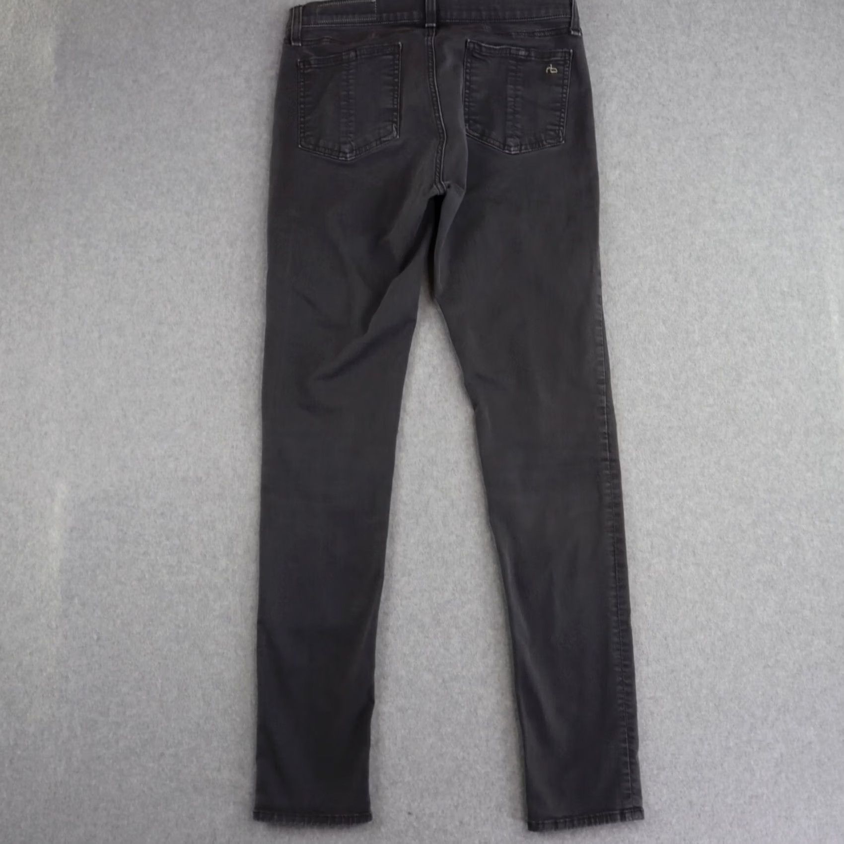 Rag & Bone rag & bone JEAN Women's Gray Charcoal Legging Jeans Size 28 28x28 Size 28" / US 6 / IT 42 - 2 Thumbnail