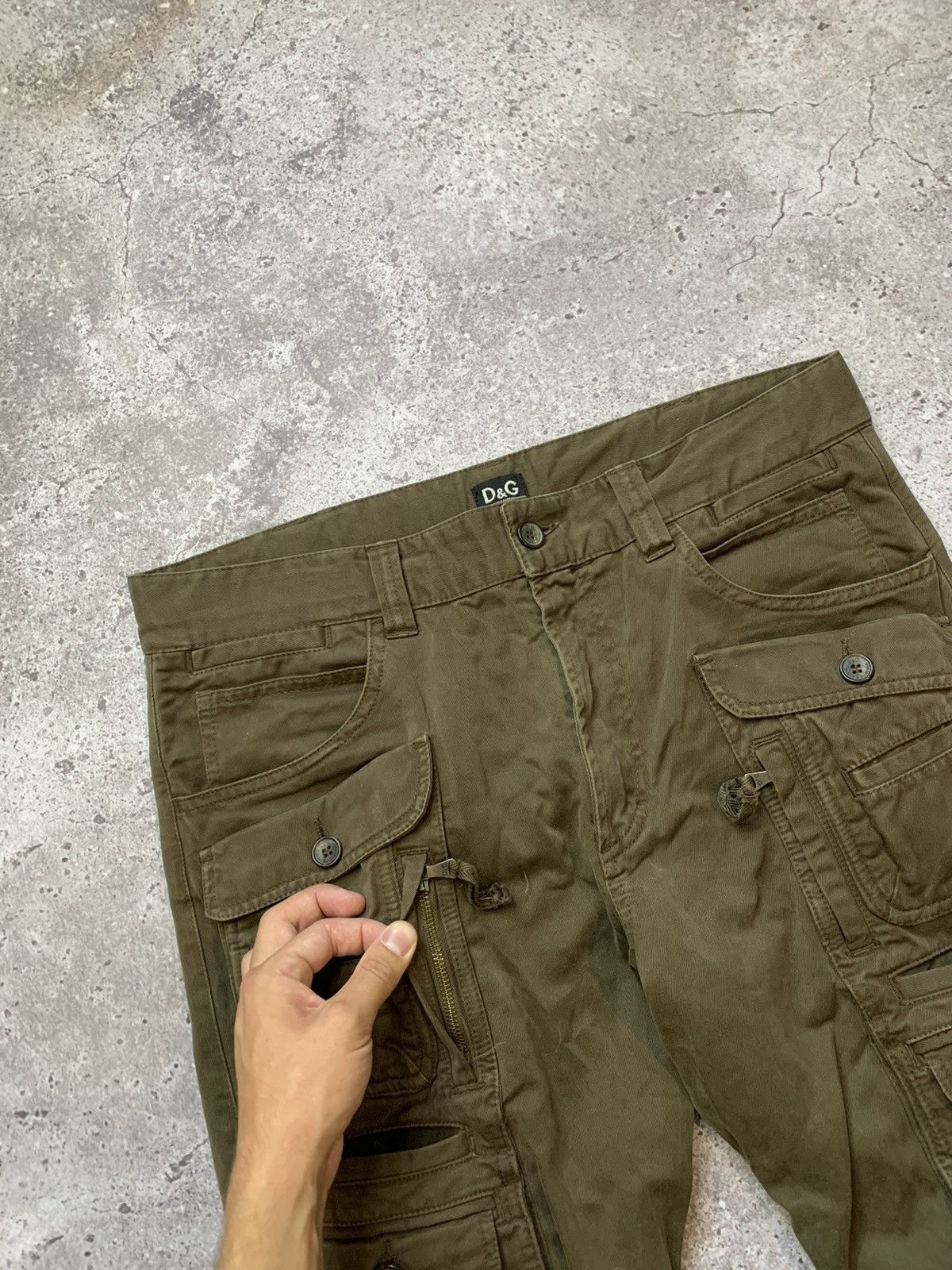 Dolce & Gabbana RARE Dolce & Gabbana 00s Multi Pocket Cargo Pants Size US 34 / EU 50 - 4 Thumbnail