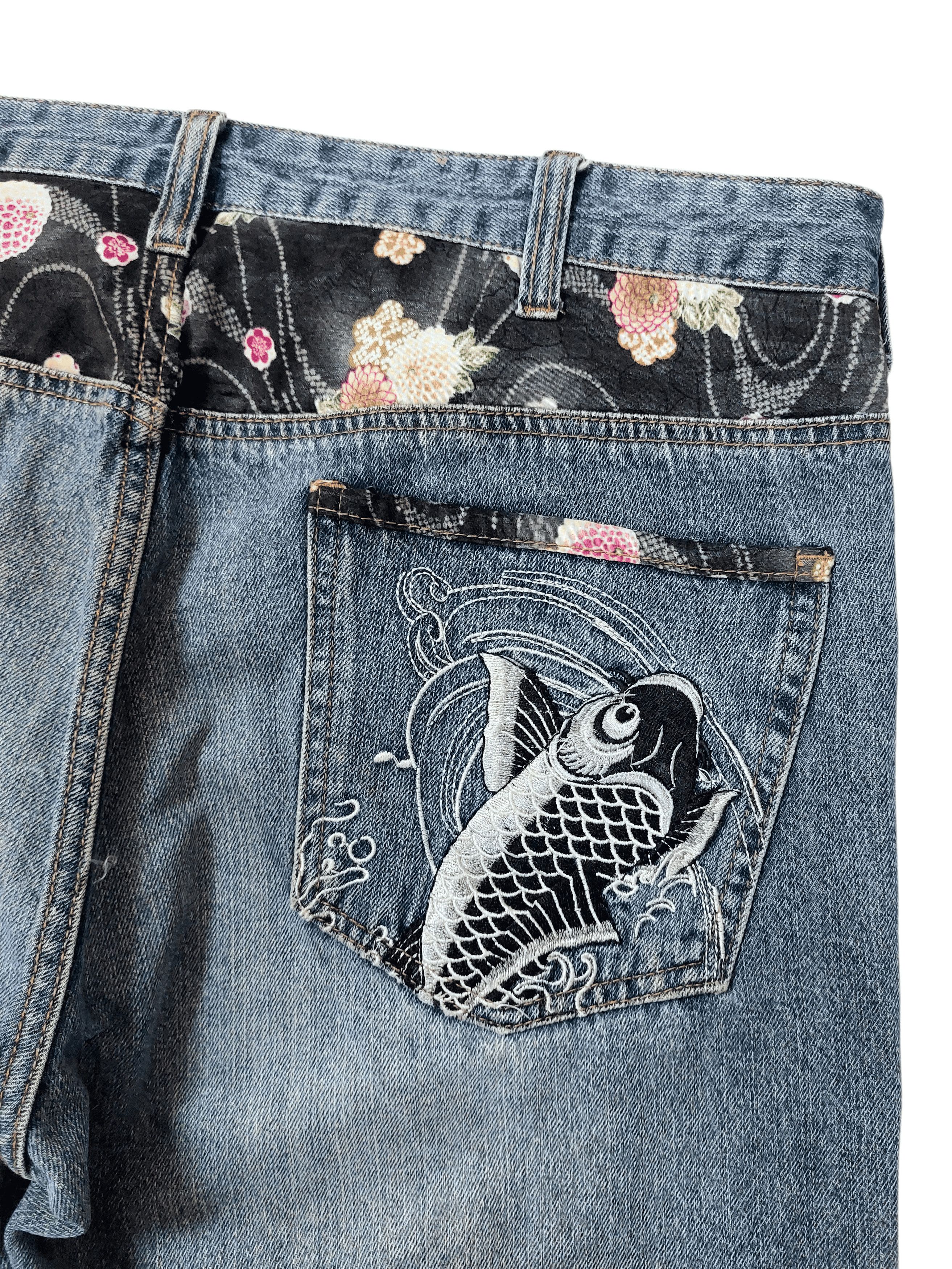 Karakuri Tamashi Style Dominate Sukajan Koi Fish Embroidered