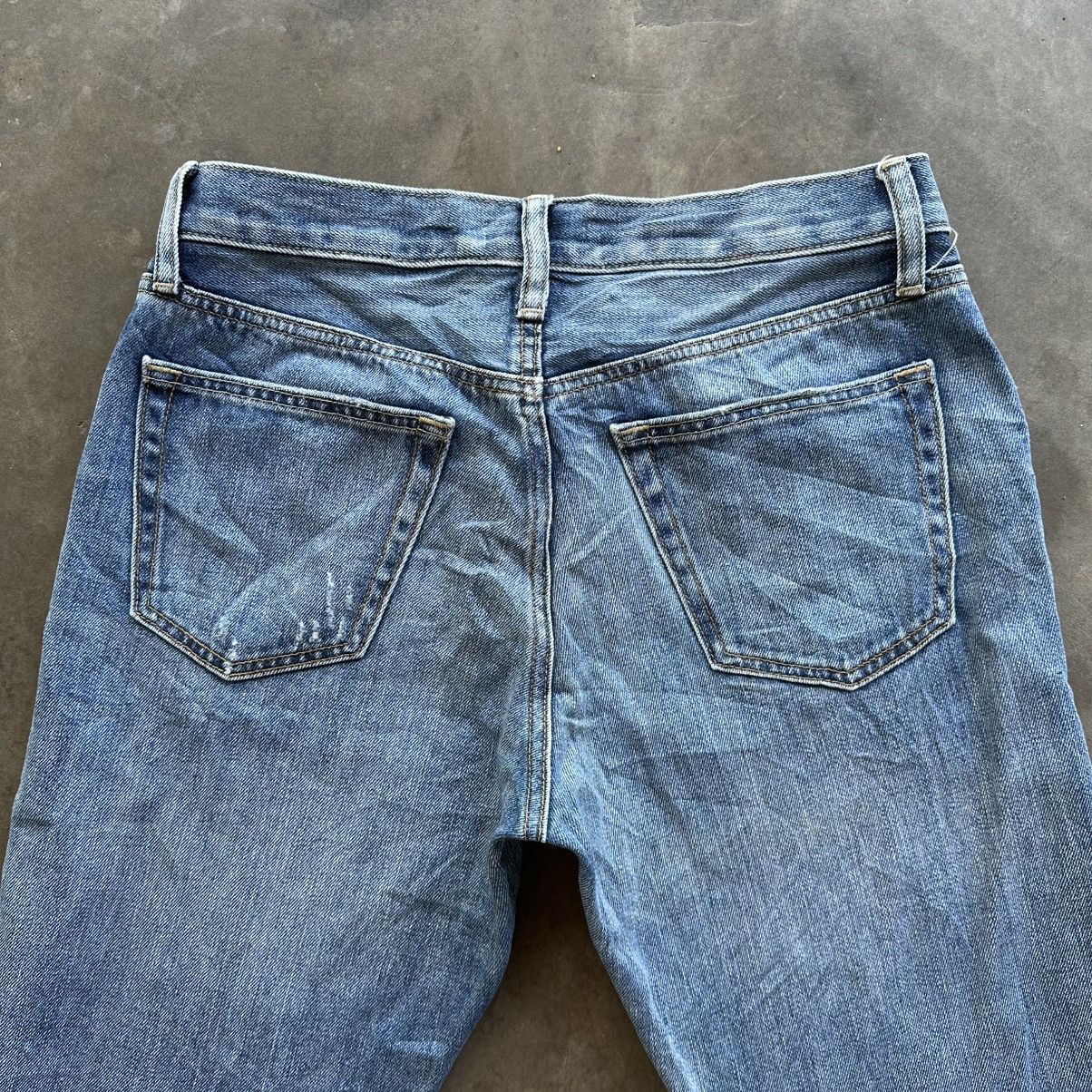 Japanese Brand Vintage Japanese Faded Jean Distressed Denim Pant W31 Size US 31 - 11 Thumbnail