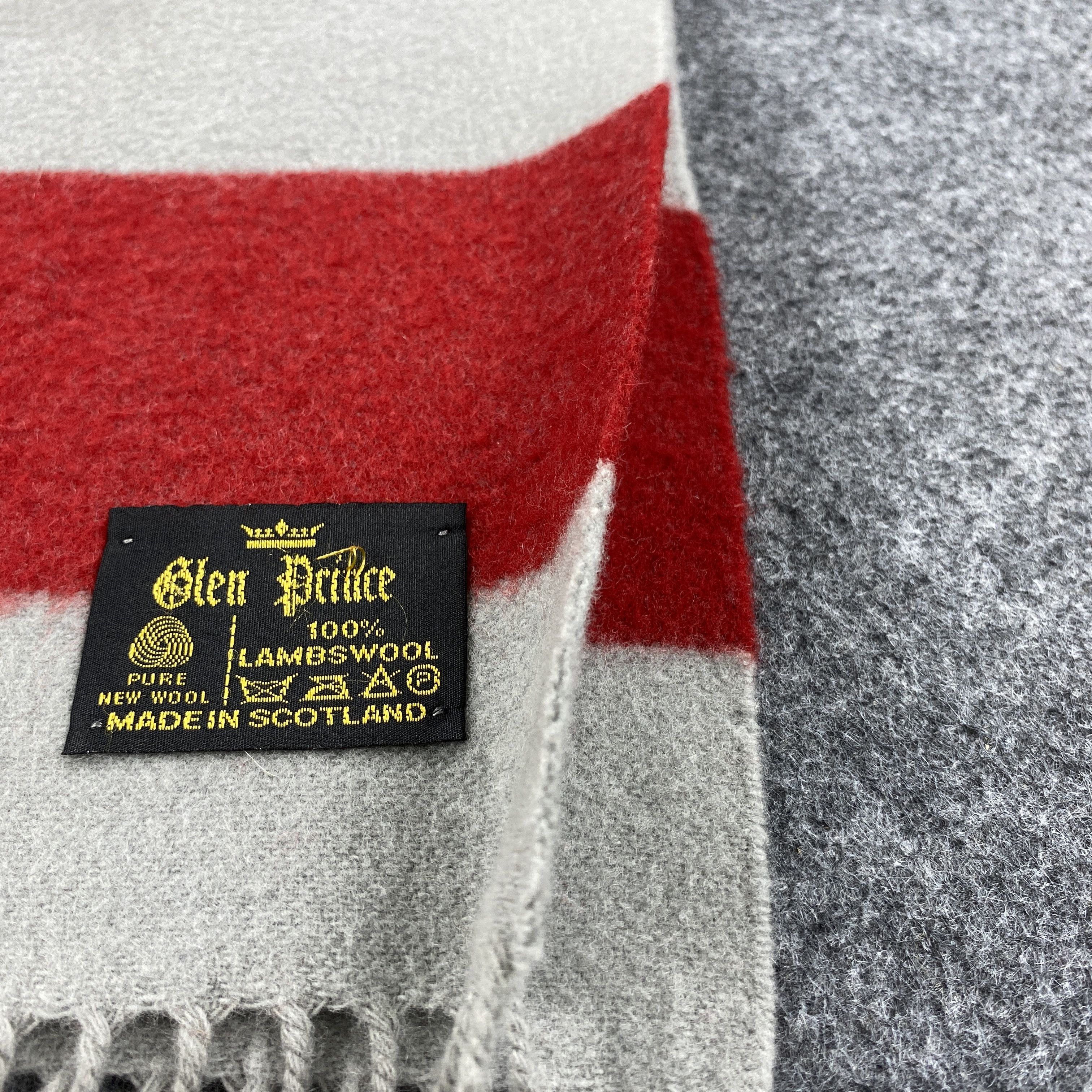 Vintage Glen Prince Scarf # Muffler # Neckwear # D689 Size ONE SIZE - 3 Thumbnail