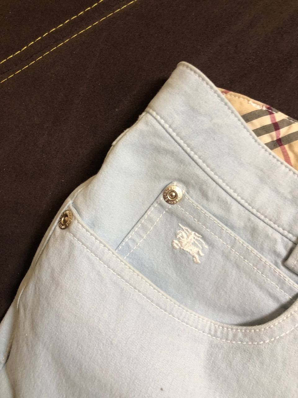 Burberry Luxury Novacheck Burberry streetwear jeans Size 36" / US 14 / IT 50 - 13 Thumbnail