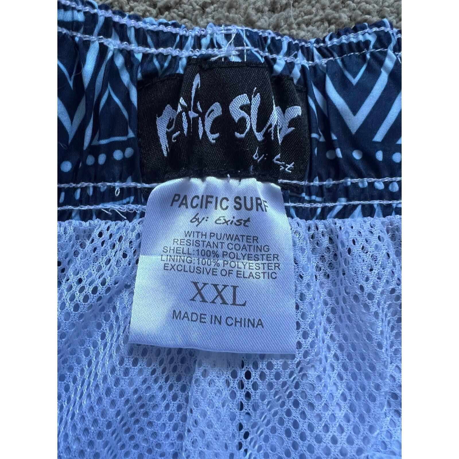 Other Pacific Surf Men XXL Swim Trunks Navy Blue Board Shorts Pink Size US 40 / EU 56 - 5 Thumbnail