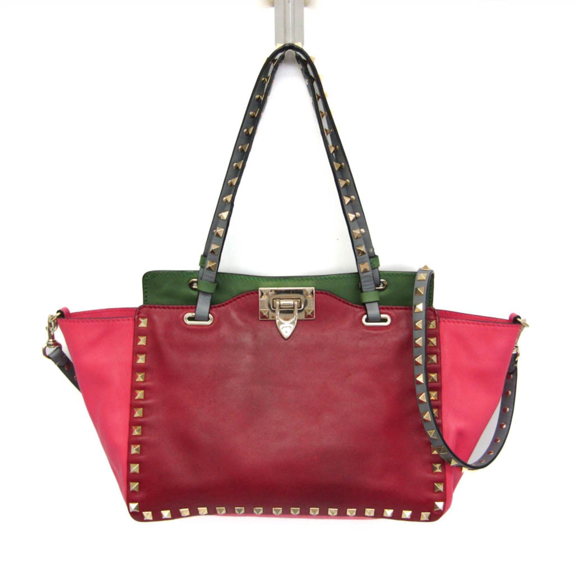 Valentino Valentino Garavani Rockstud Tote Soft Leather Size ONE SIZE - 1 Thumbnail