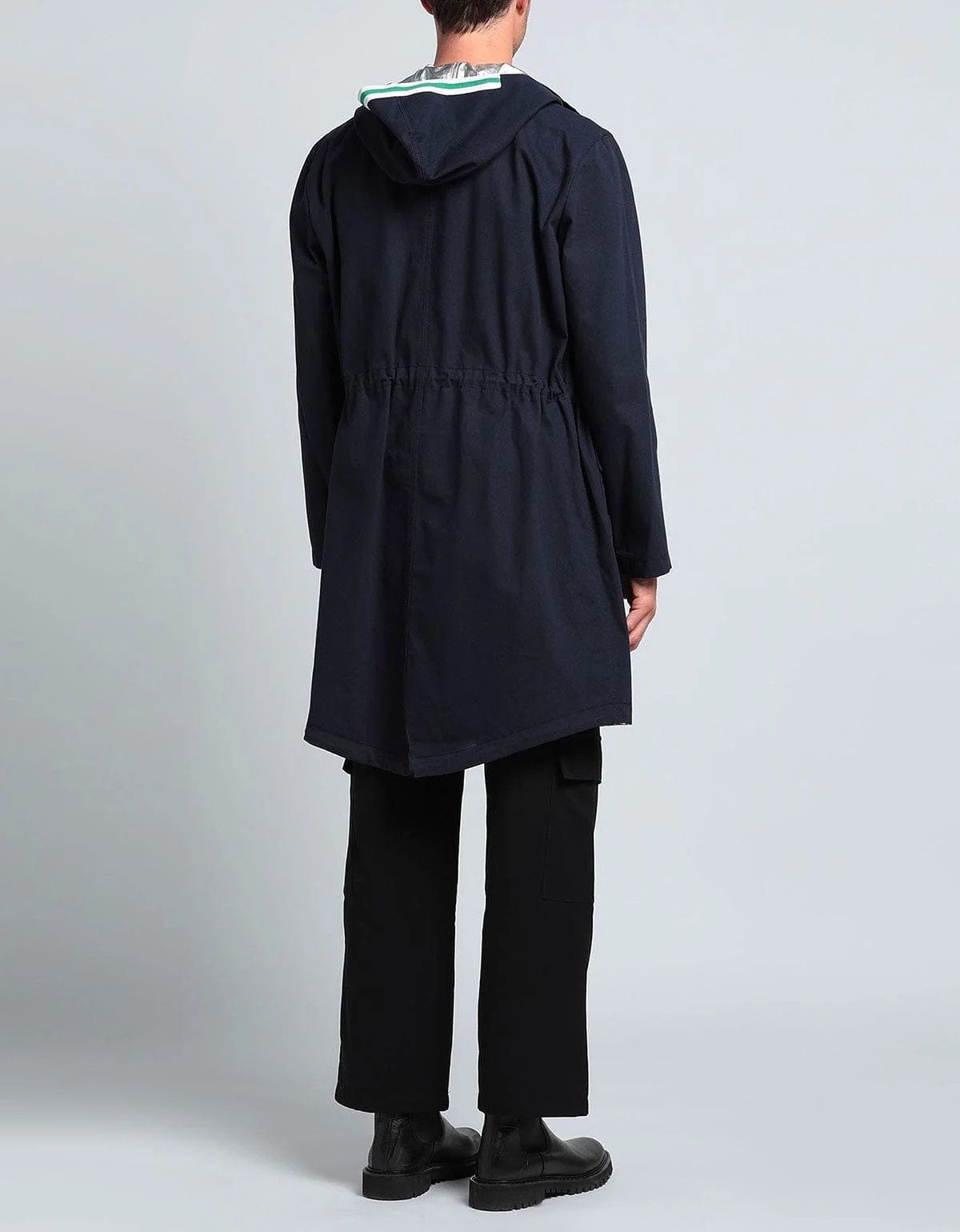 Raf Simons o1y0325 Logo Parka in Midnight Blue Size US M / EU 48-50 / 2 - 4 Thumbnail